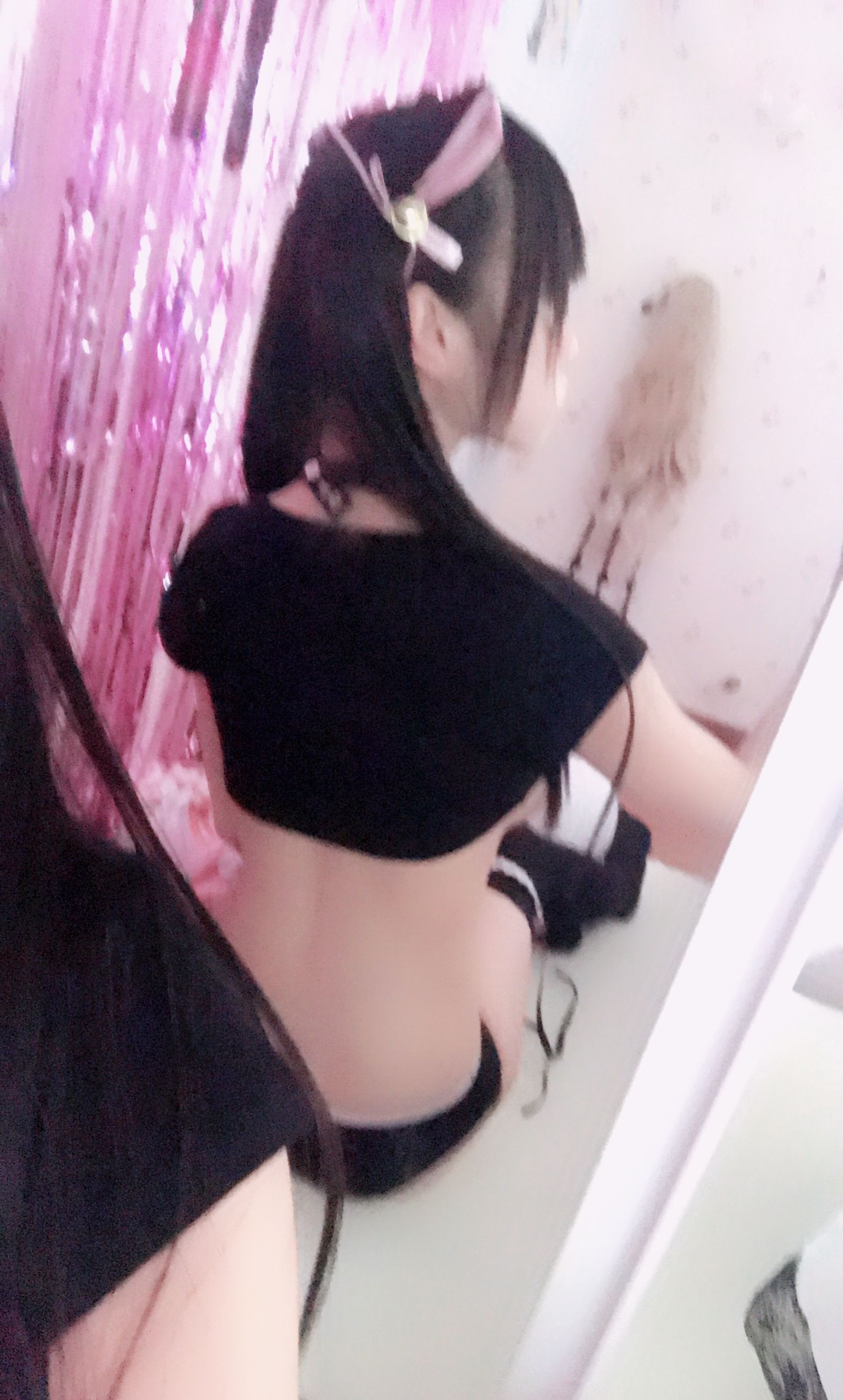 [福利COS] 双马尾少女赛高酱作品 - 黑色猫系第15张