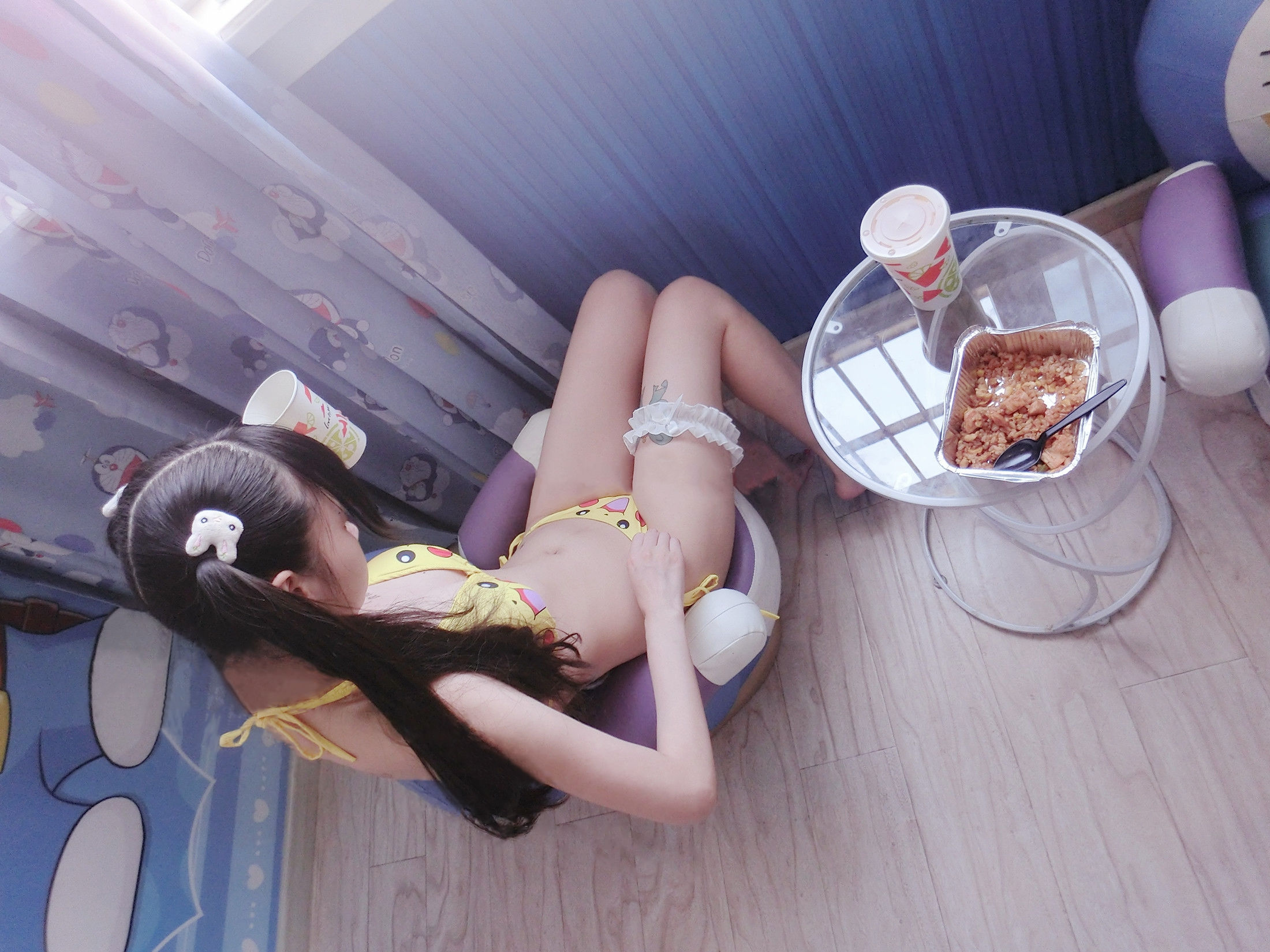 [福利COS] 双马尾少女赛高酱作品 - 皮卡丘比基尼第14张