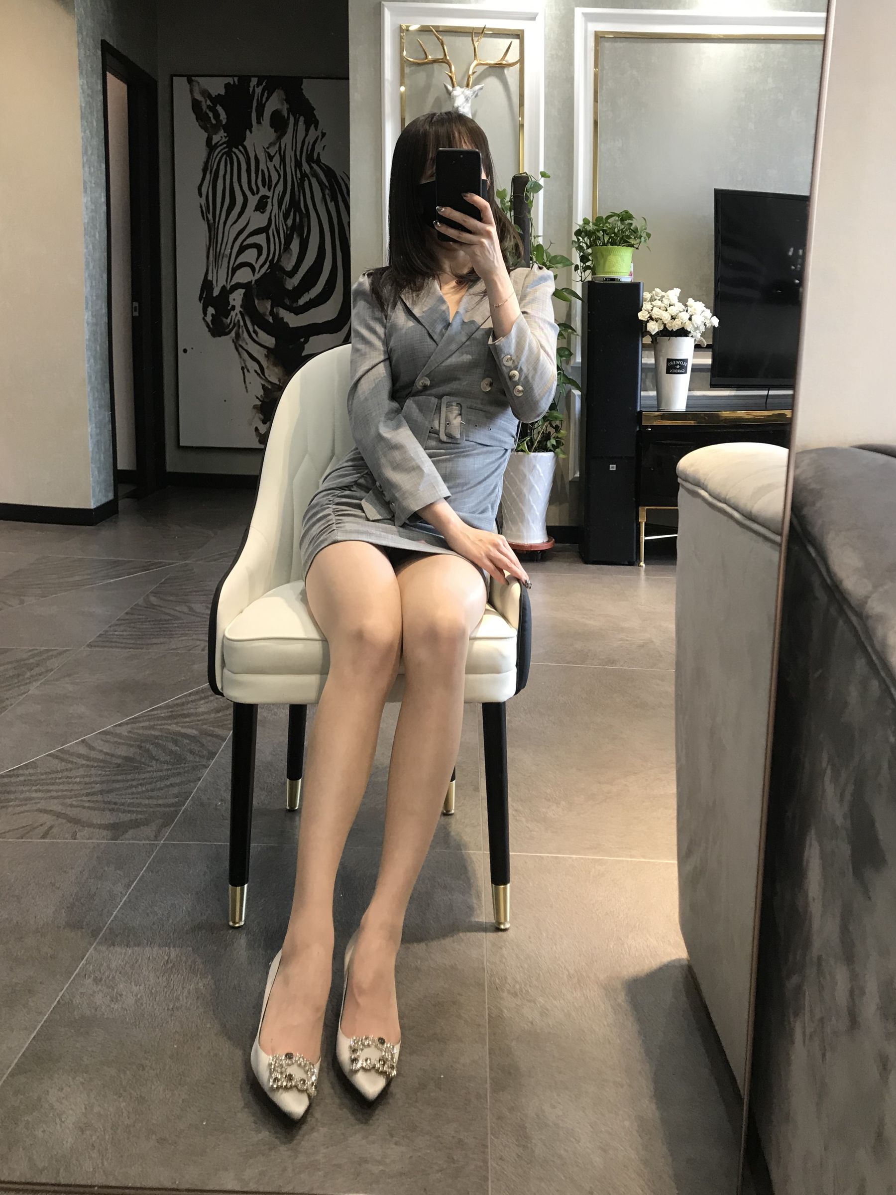 [福利COS] 丝足博主麋鹿_Monroe 2020.04.15 御姐薄丝第8张