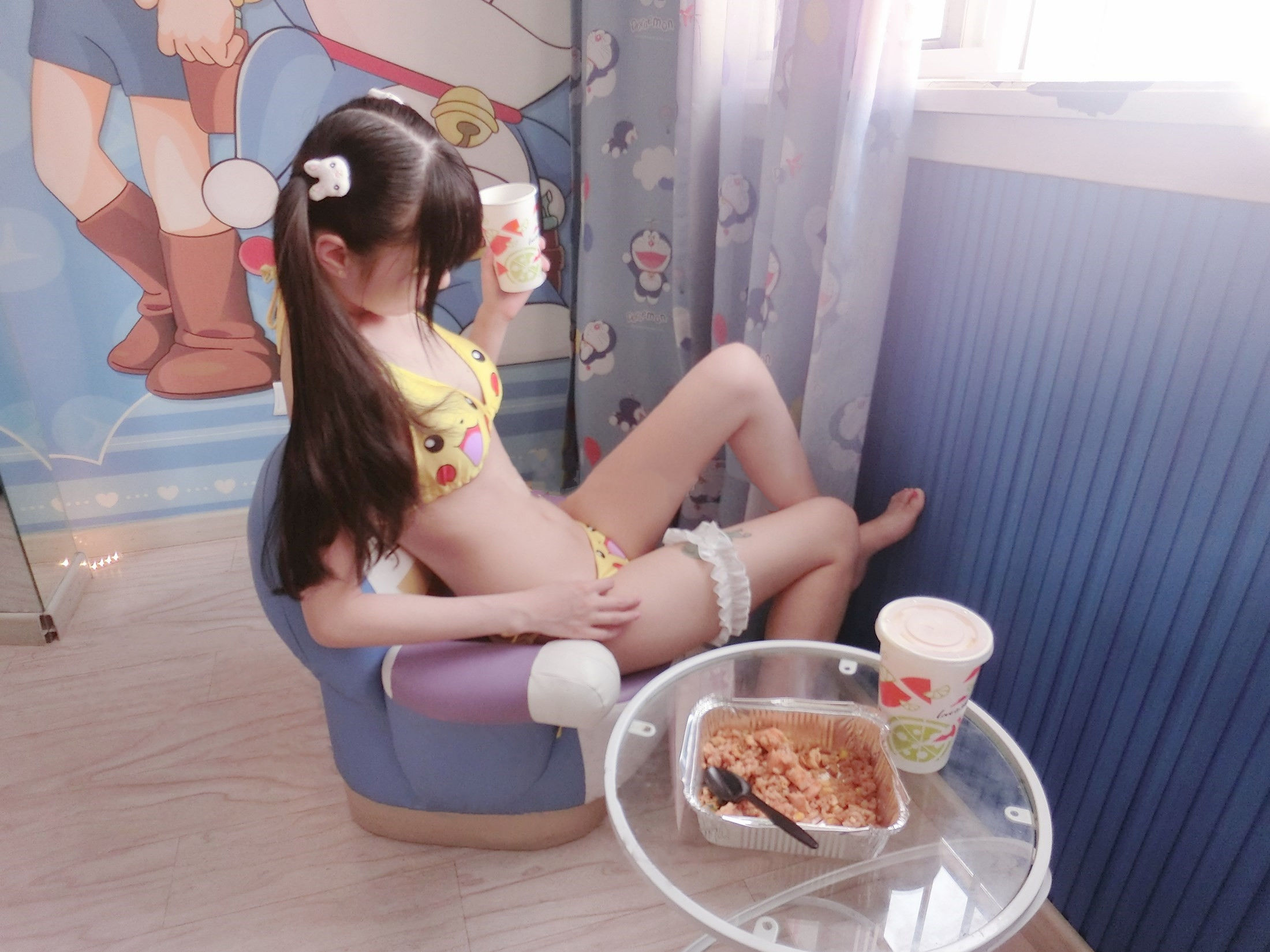 [福利COS] 双马尾少女赛高酱作品 - 皮卡丘比基尼第12张