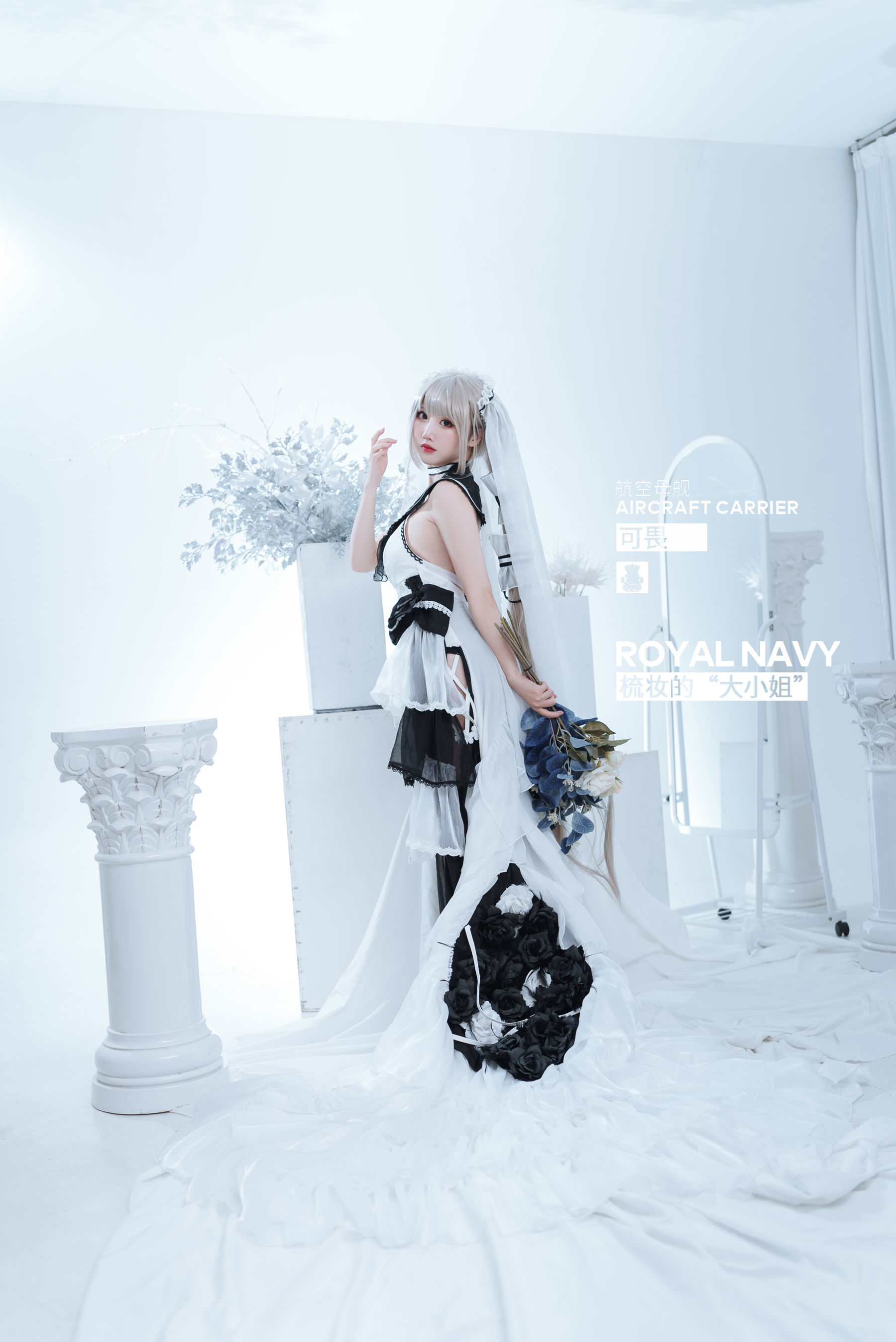 [福利COS] 可爱人气Coser面饼仙儿 - 可畏婚纱第10张