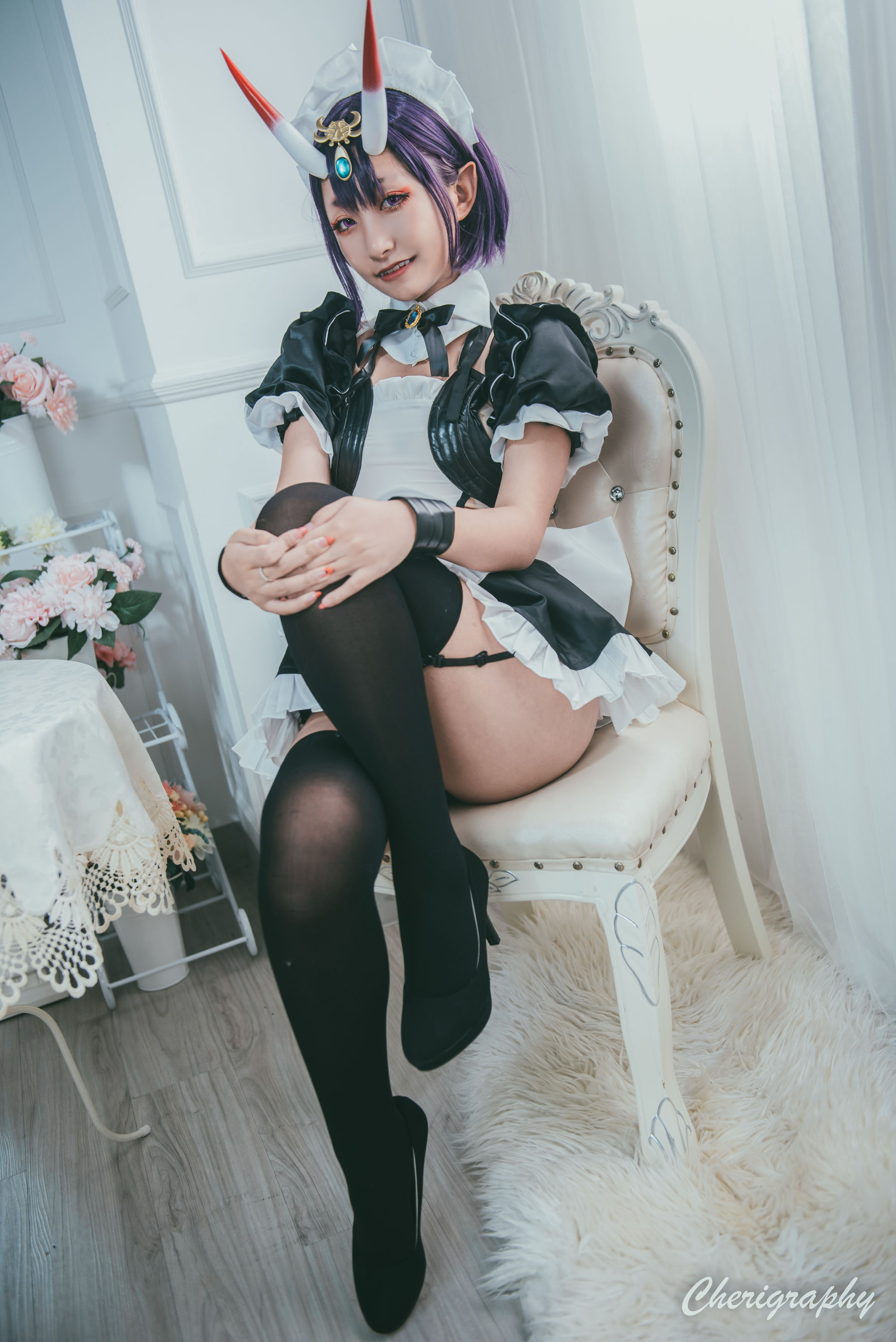 [福利COS] Roroki骷髅姫 - 酒吞女仆第4张