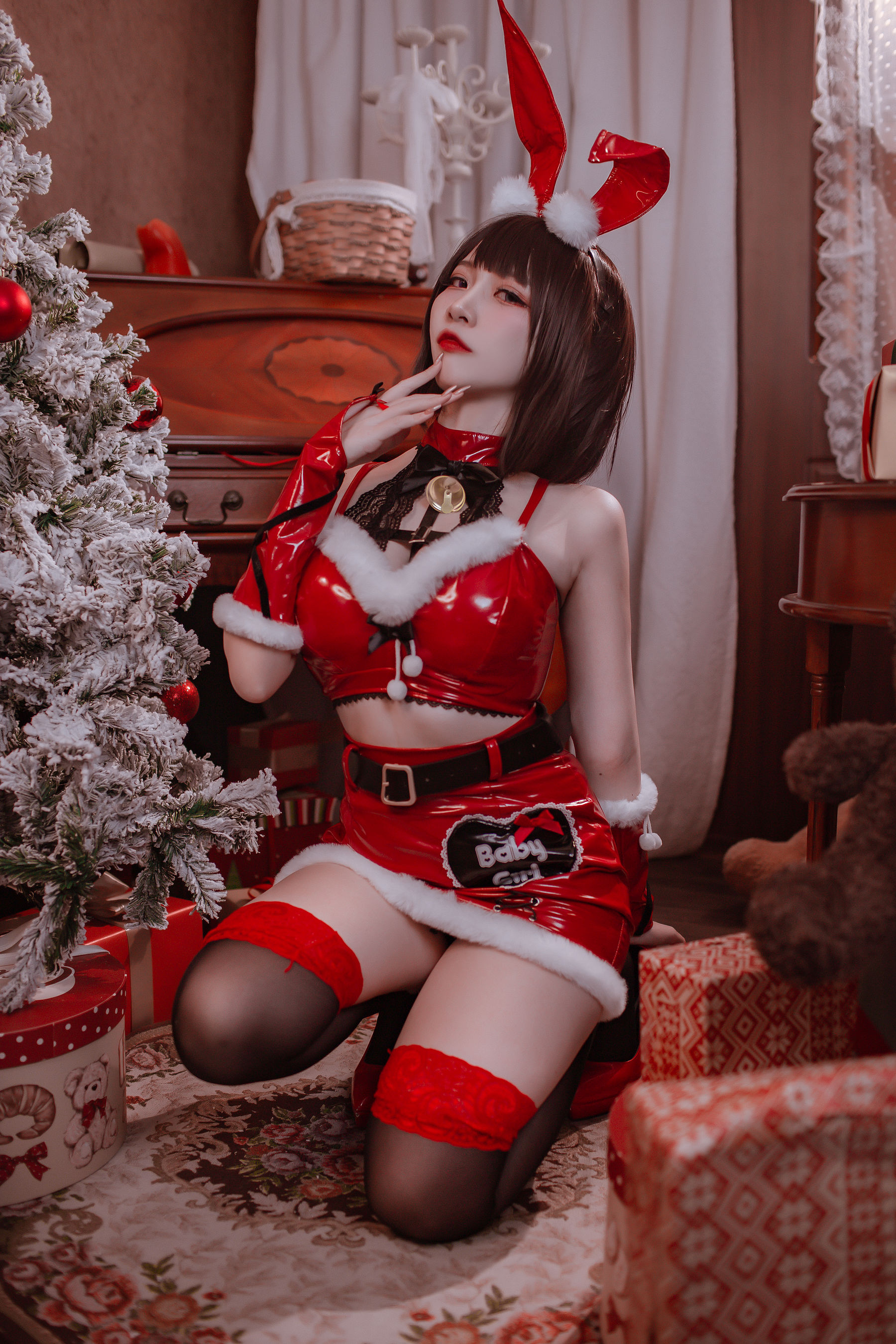 [福利COS] 人气Coser二佐Nisa - 圣诞佐佐第8张