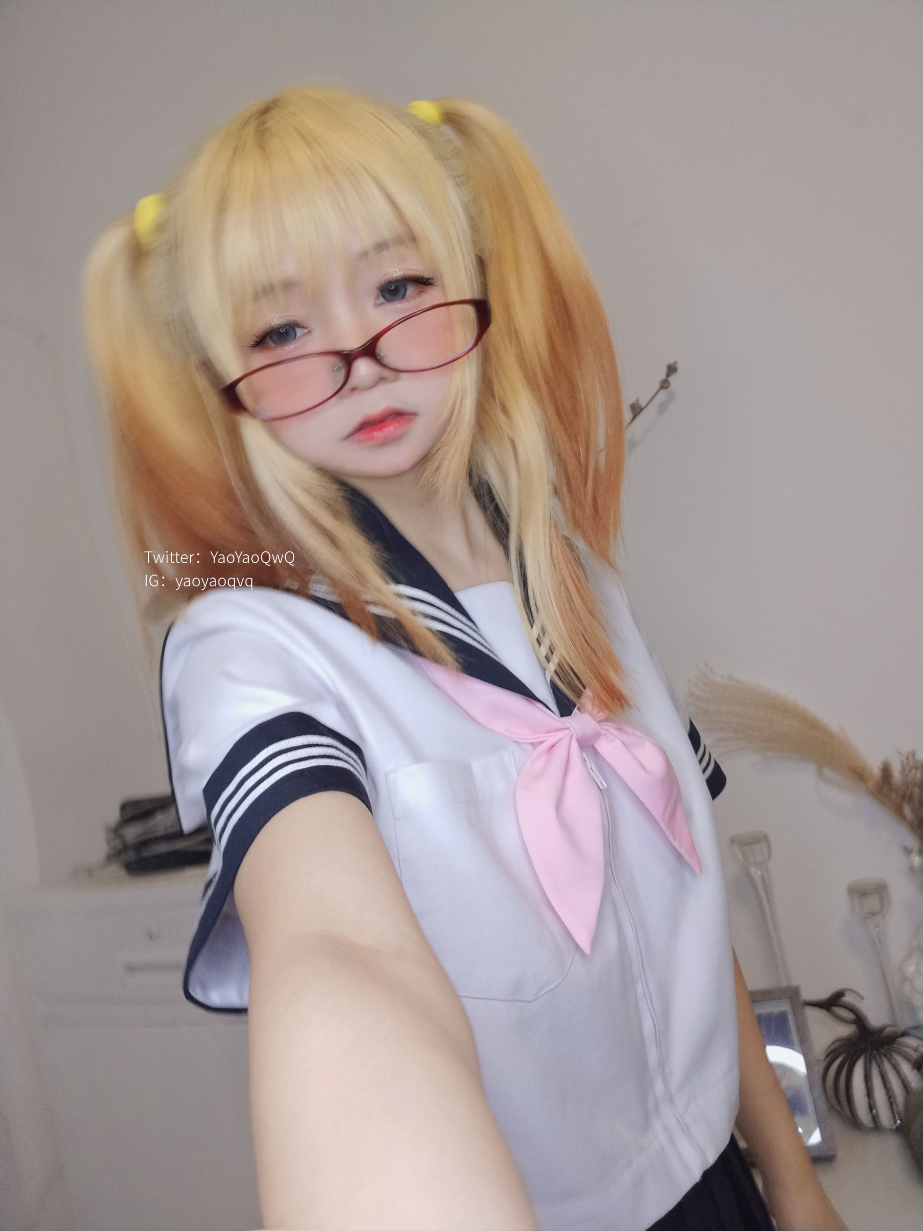[福利COS] 萌妹子Coser摇摇乐yoyo fantia 22年1月会员合集 Jk系列第9张