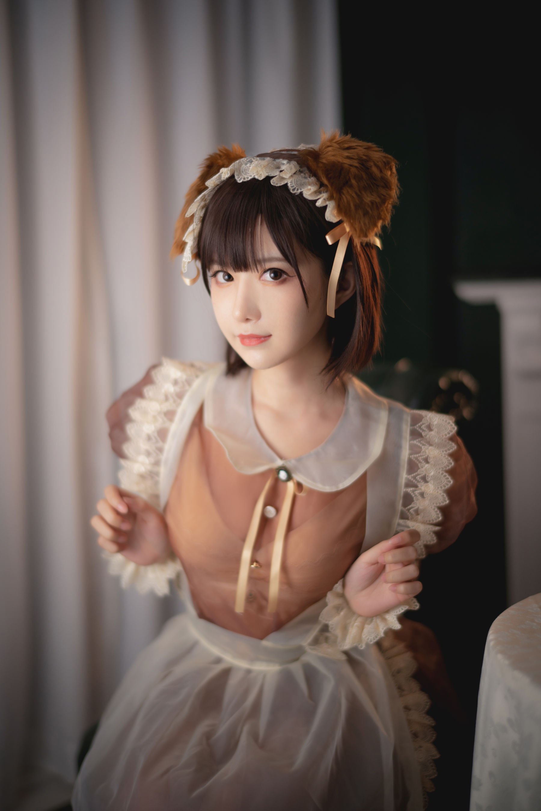 [福利COS] Shika小鹿鹿 - 透明女仆第1张