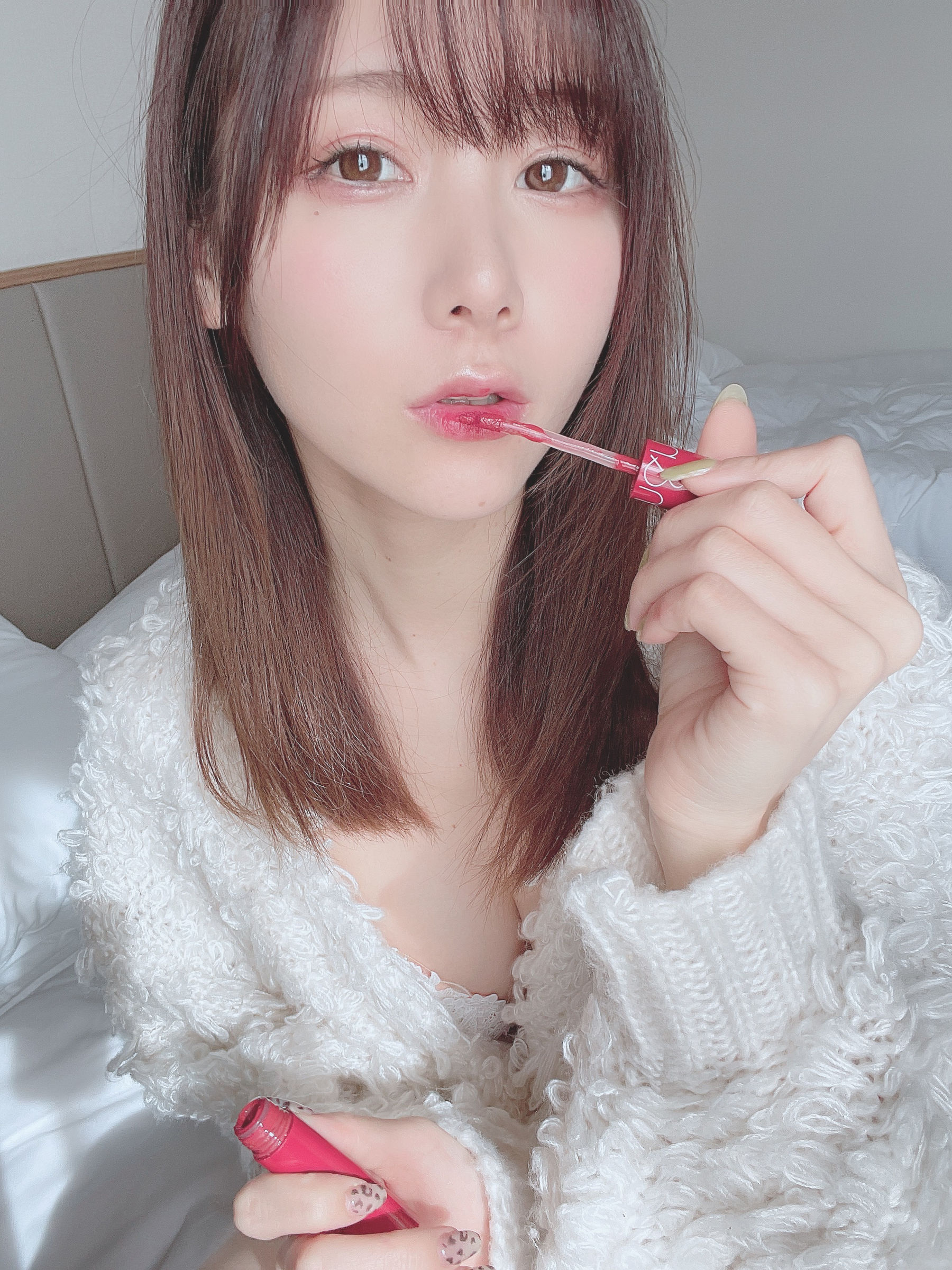 [福利COS] 日本甜美COSERけんけん[fantia] 20211120-温泉旅おまけ♨️ まっしろでふわふわ第9张