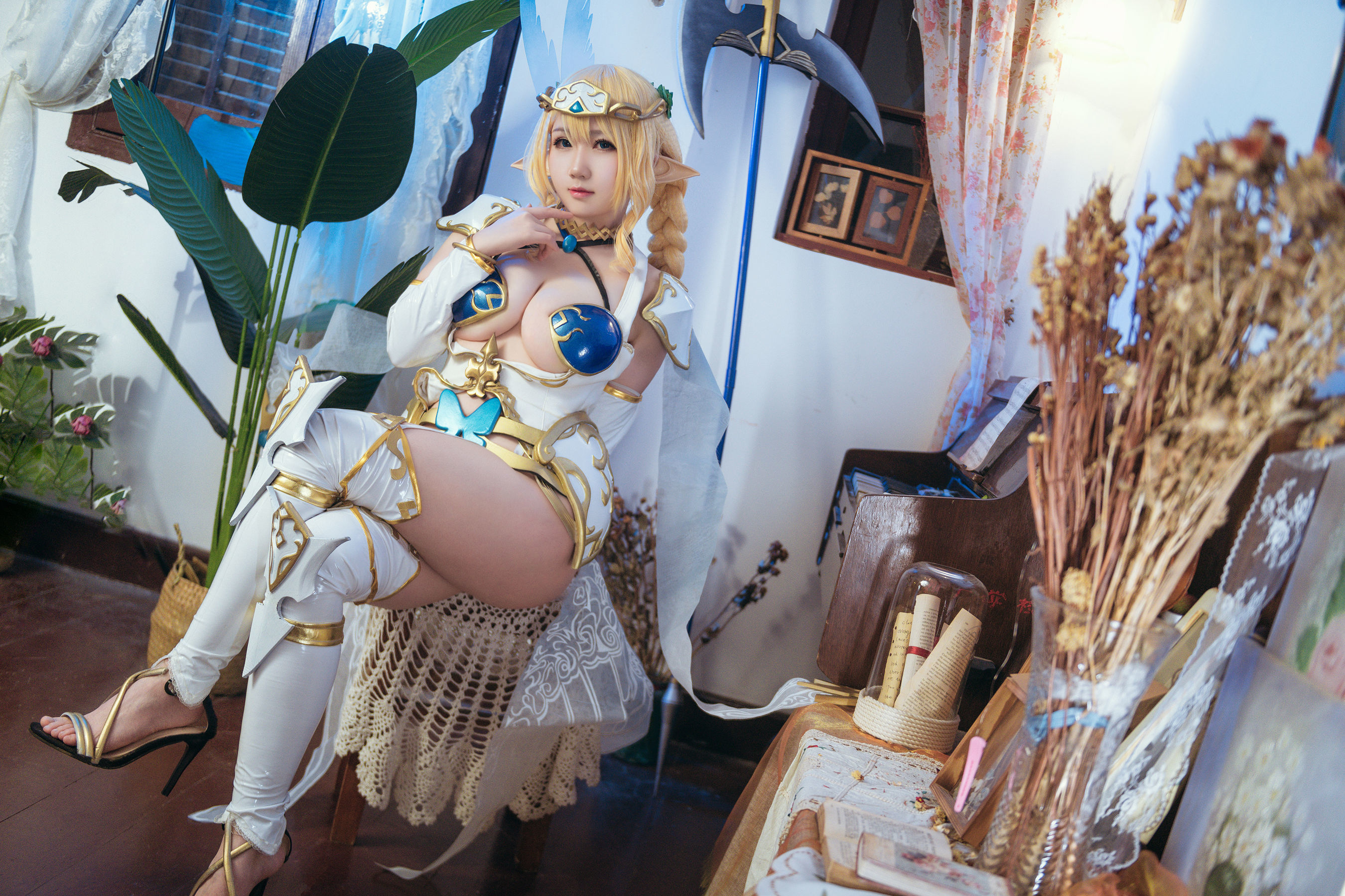 [福利COS] 微肉感萌妹是本末末 - 精灵村第14张