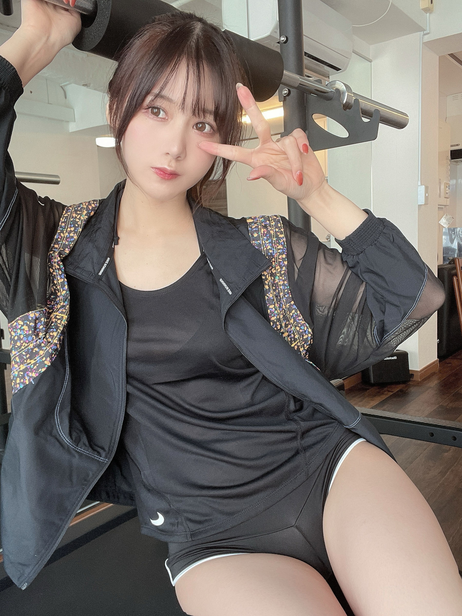 [福利COS] 日本甜美COSERけんけん[fantia] 20211212-スポーツジム第1张