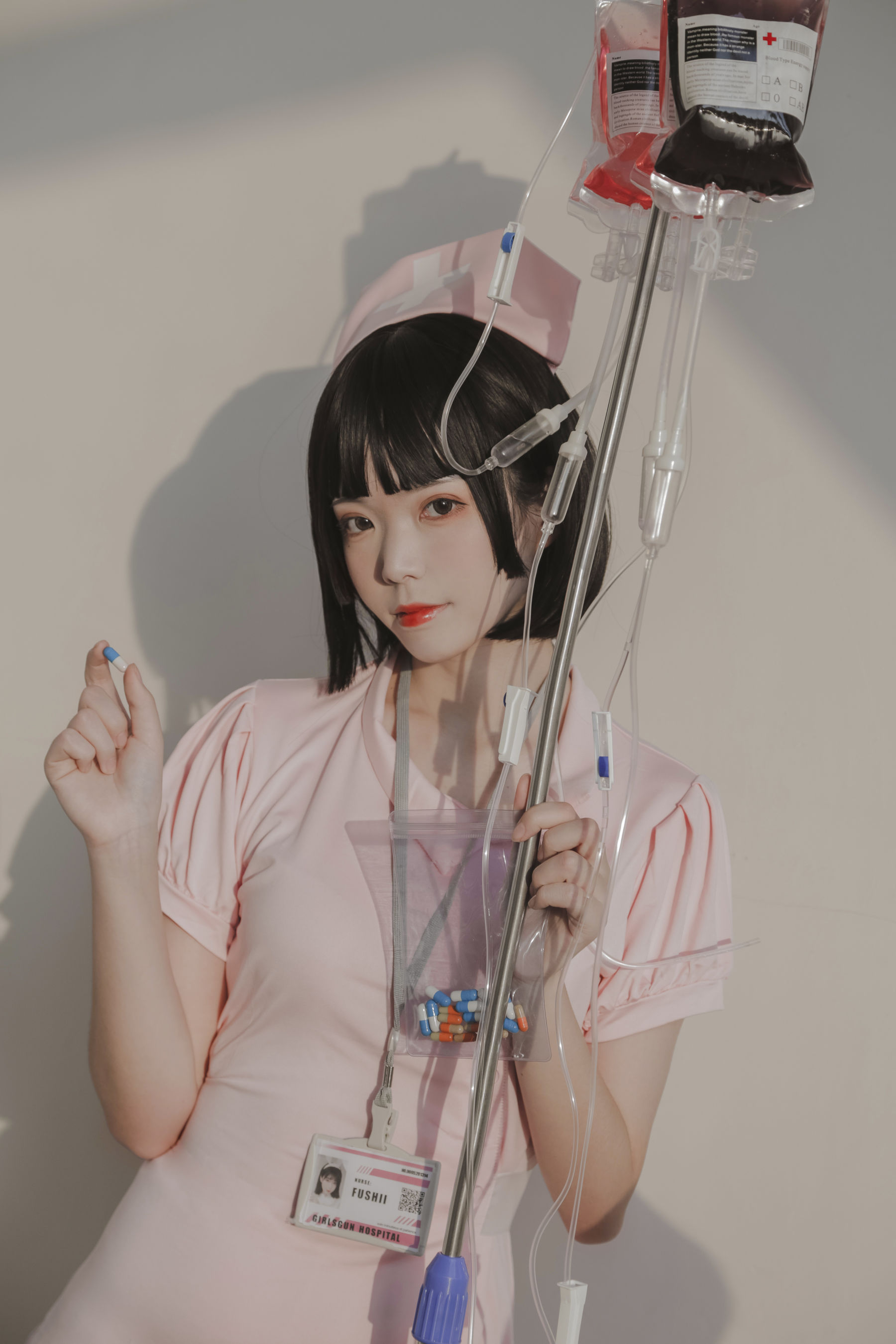 [福利COS] 可爱妹子Fushii_海堂 - 护士第4张