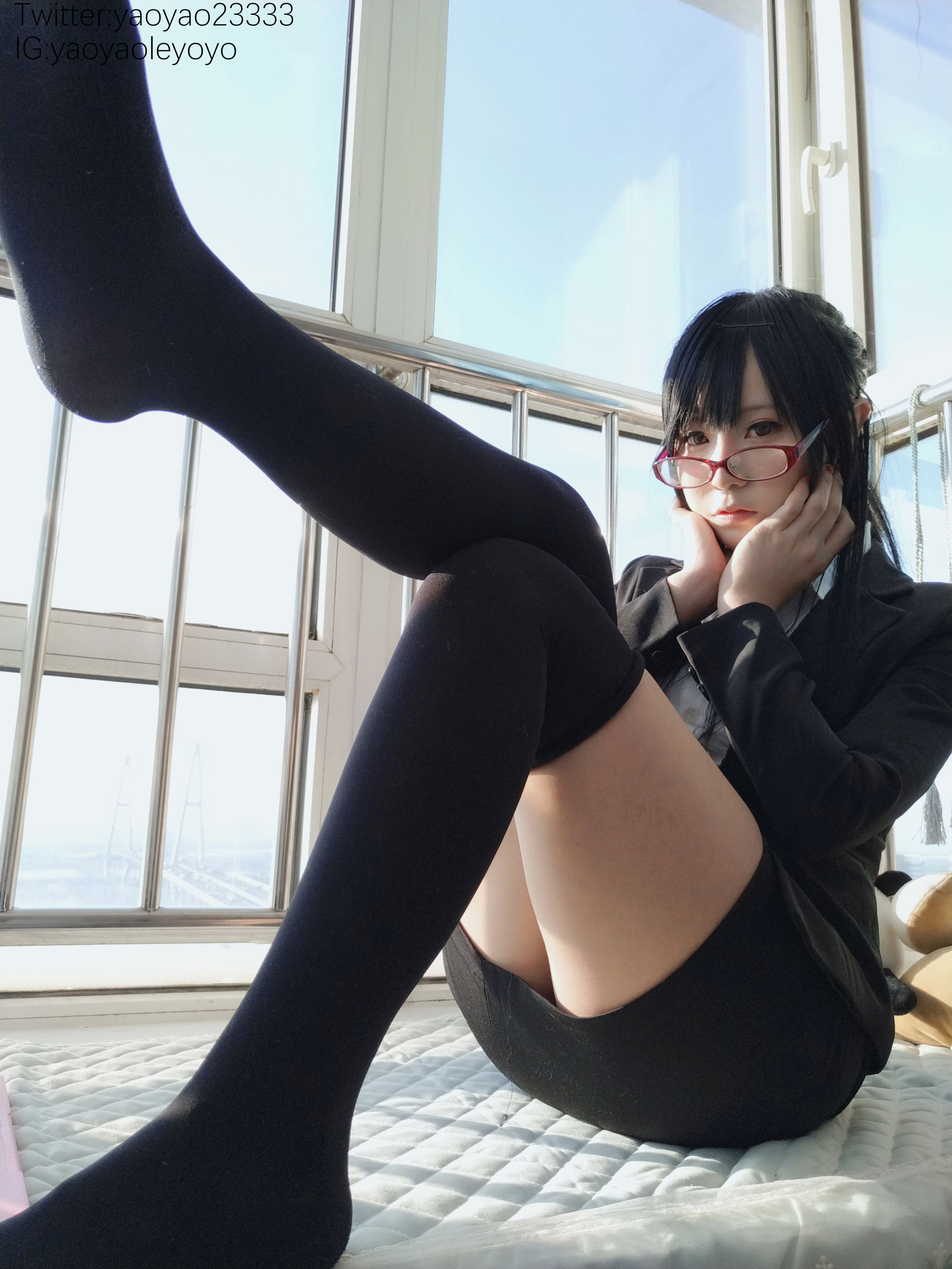 [福利COS] 萌妹子Coser摇摇乐yoyo - 补习老师第17张