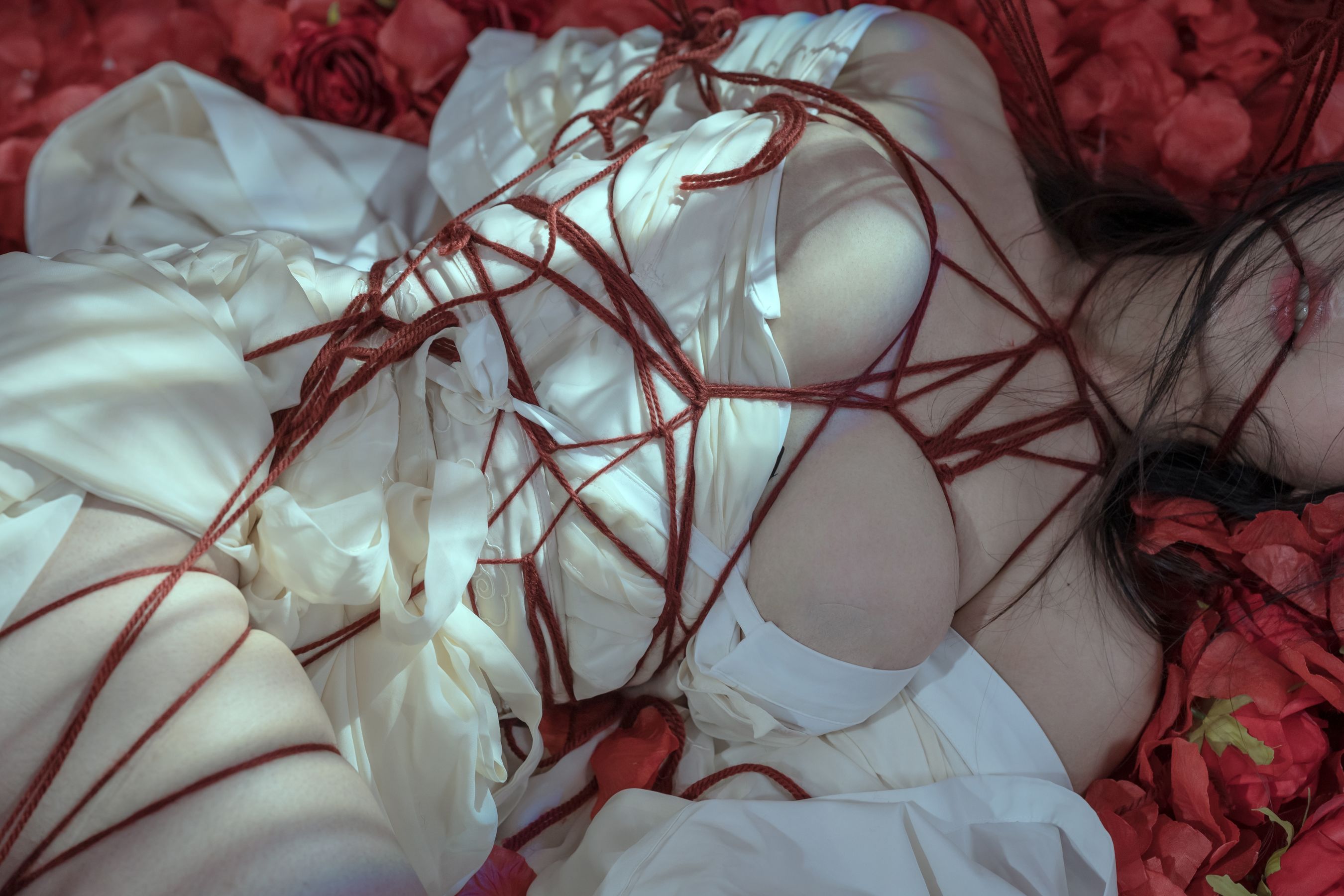 [福利COS] 云溪溪 - 奶桃 囚鸟第16张