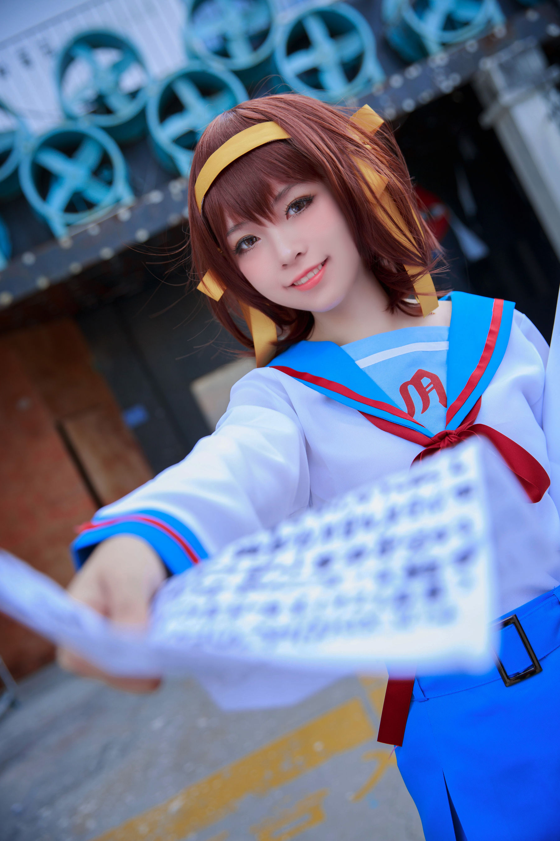 [福利COS] 动漫博主G44不会受伤 - 凉宫 制服第8张