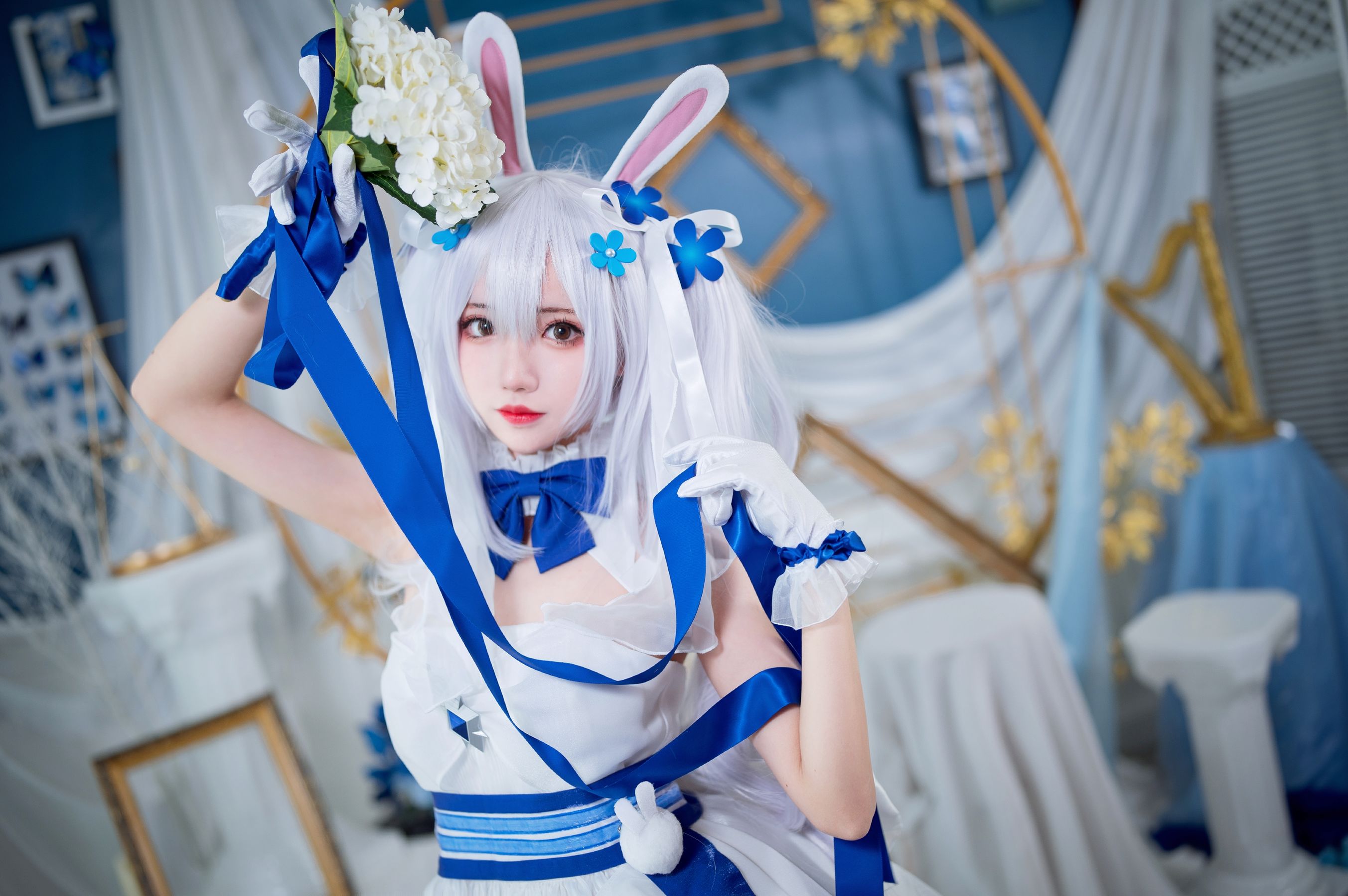 [福利COS] 花柒Hana - 拉菲花嫁第10张