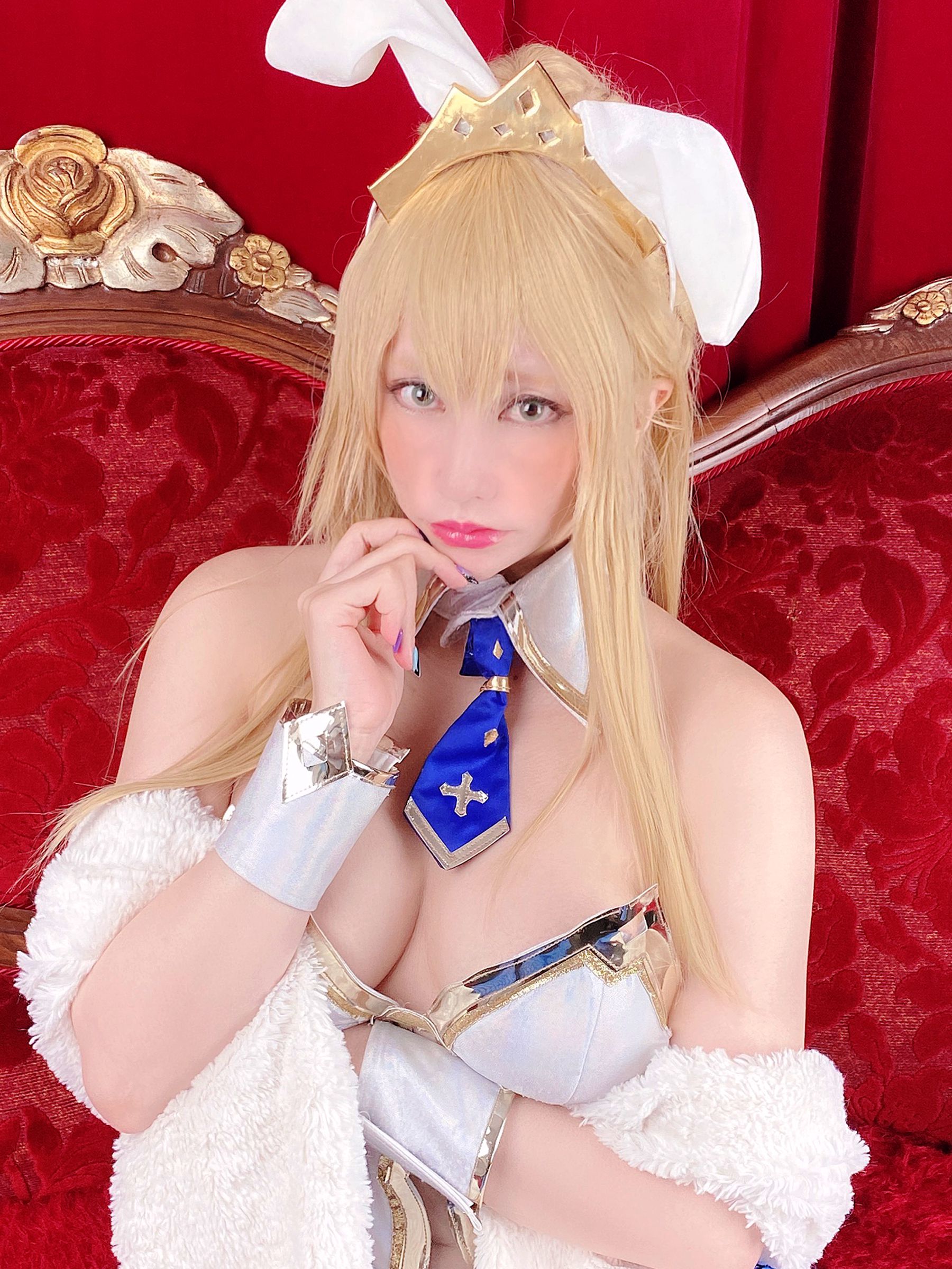 [福利COS] HERESY (林檎蜜紀) [Fantia] 2020-08-26 ファンティア限定❤破れストッキングのどすけべバニ上大量詰め第1张