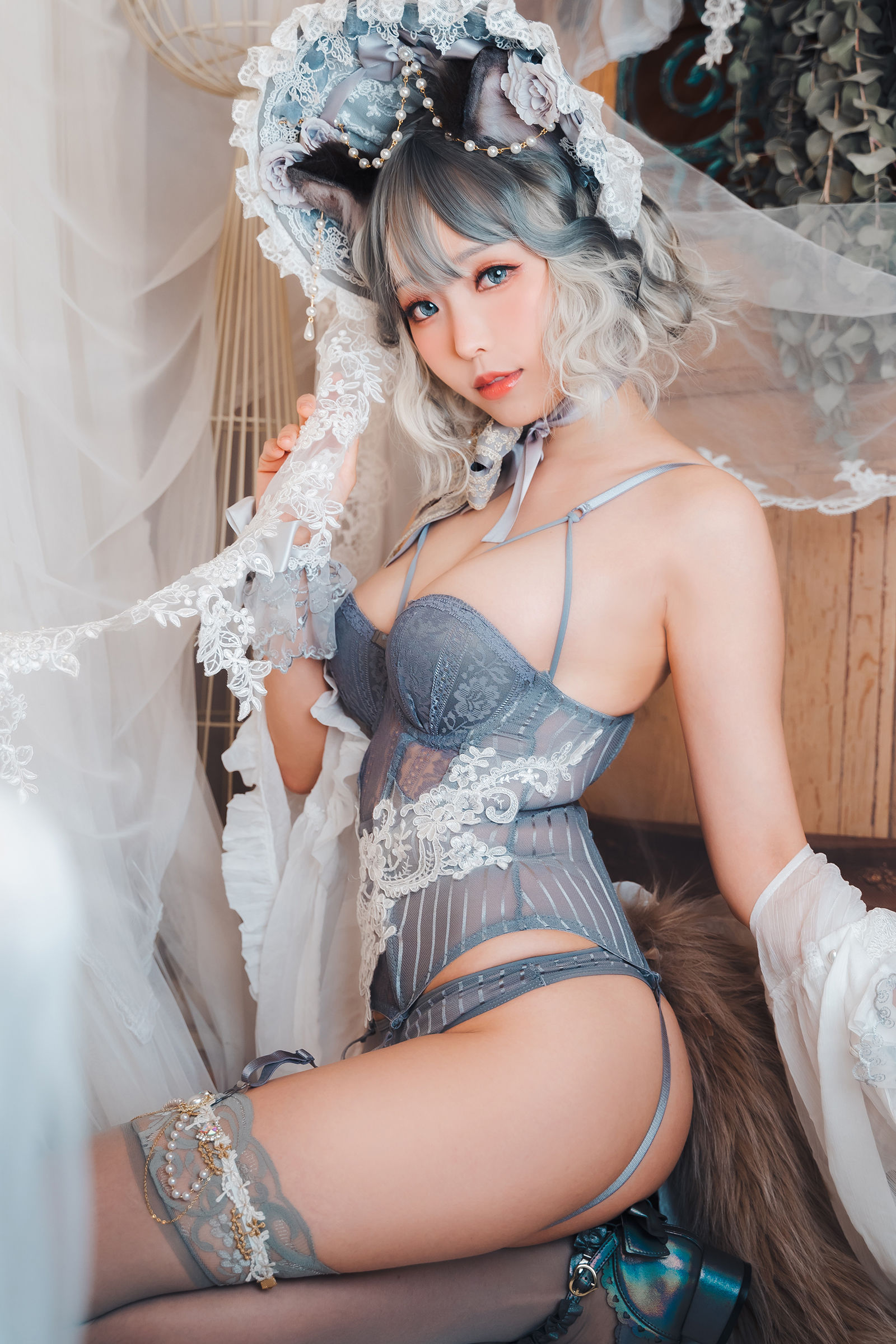 [福利COS] Ely_eee(ElyEE子) - agdoll Cat Doll 布偶貓少女人形第5张