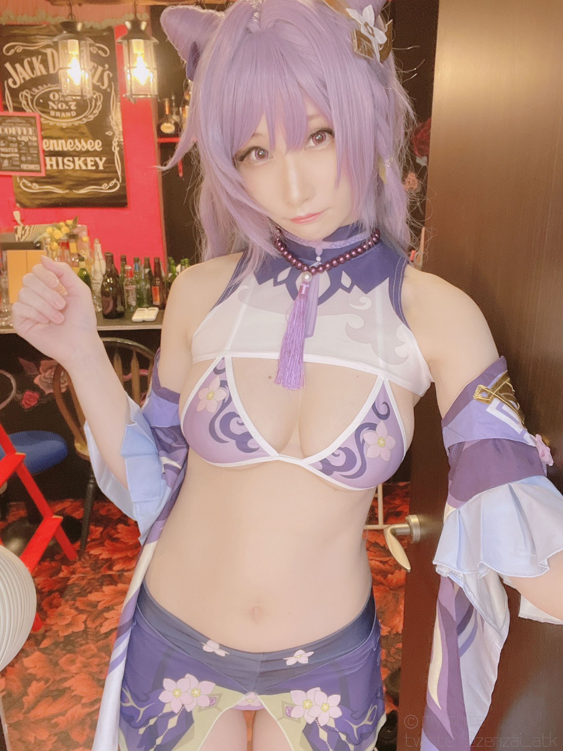 [福利COS] (Cosplay)[my suite] Atsuki あつき - Keqing 刻晴 (Genshin Impact)第12张