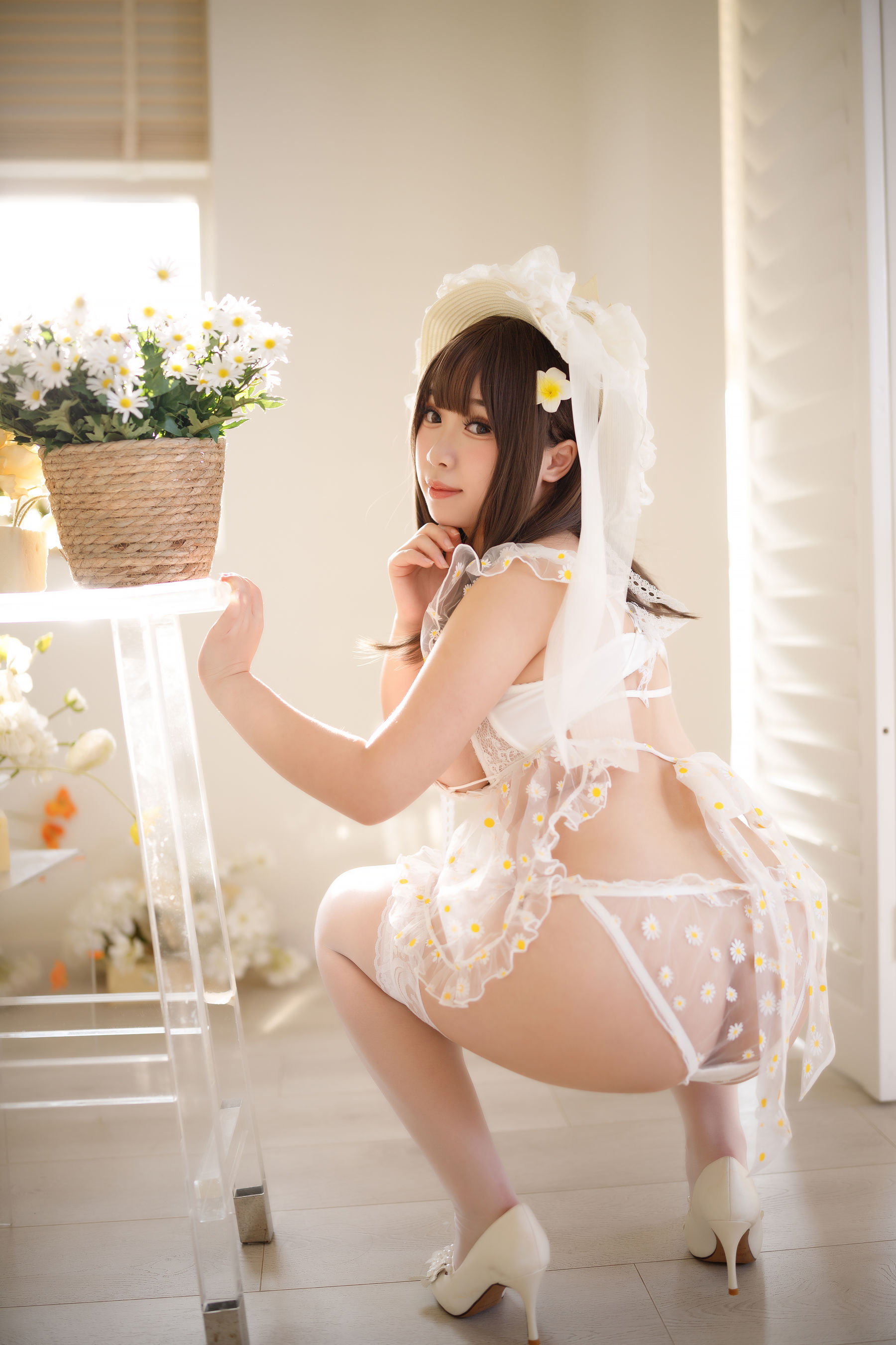 [福利COS] 胡桃猫Kurumineko - 追光雏菊第7张