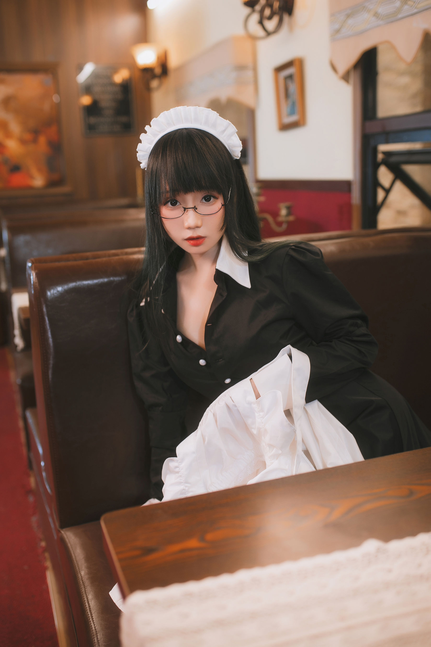 [福利COS] 焖焖碳 - 女仆第7张