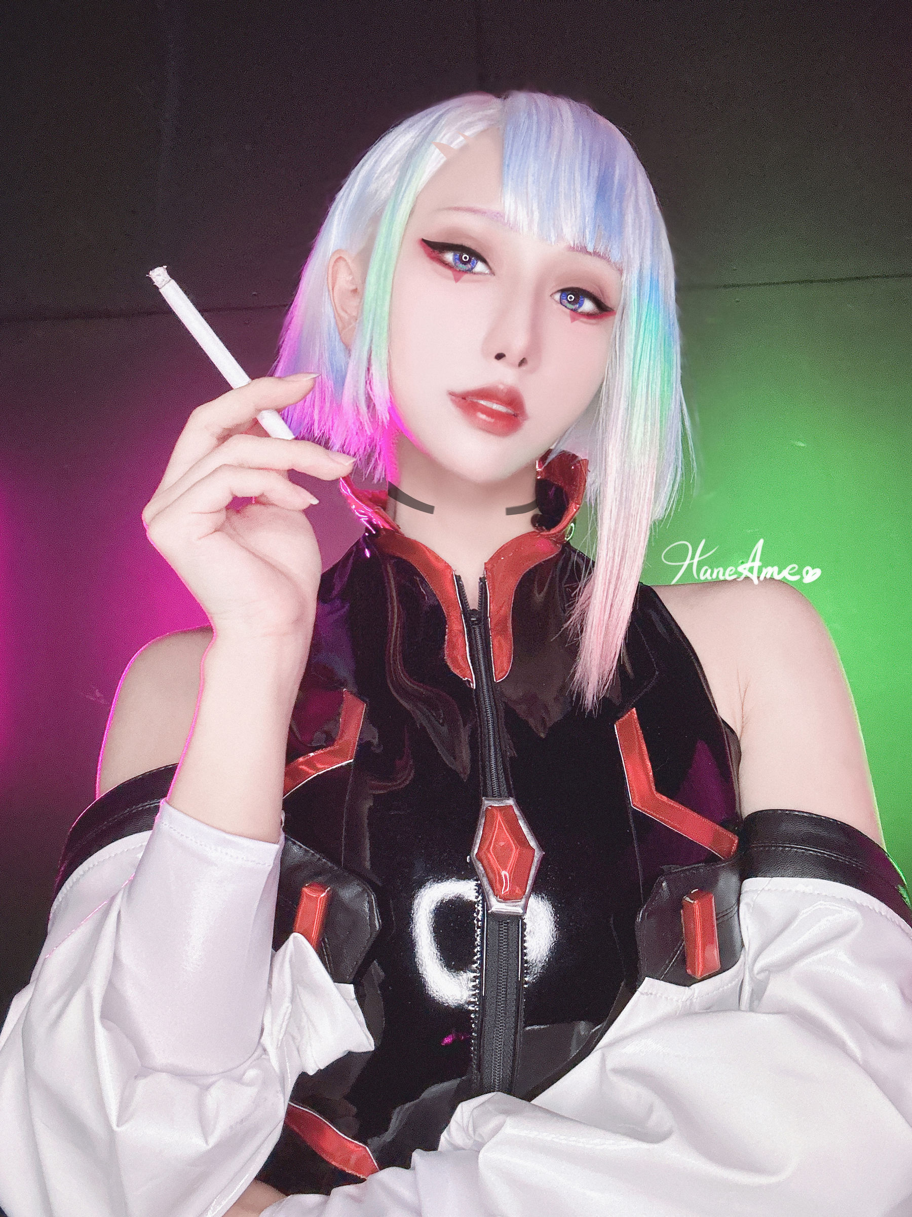 [福利COS] Hane Ame 雨波写真 - Cyberpunk Lucy第11张