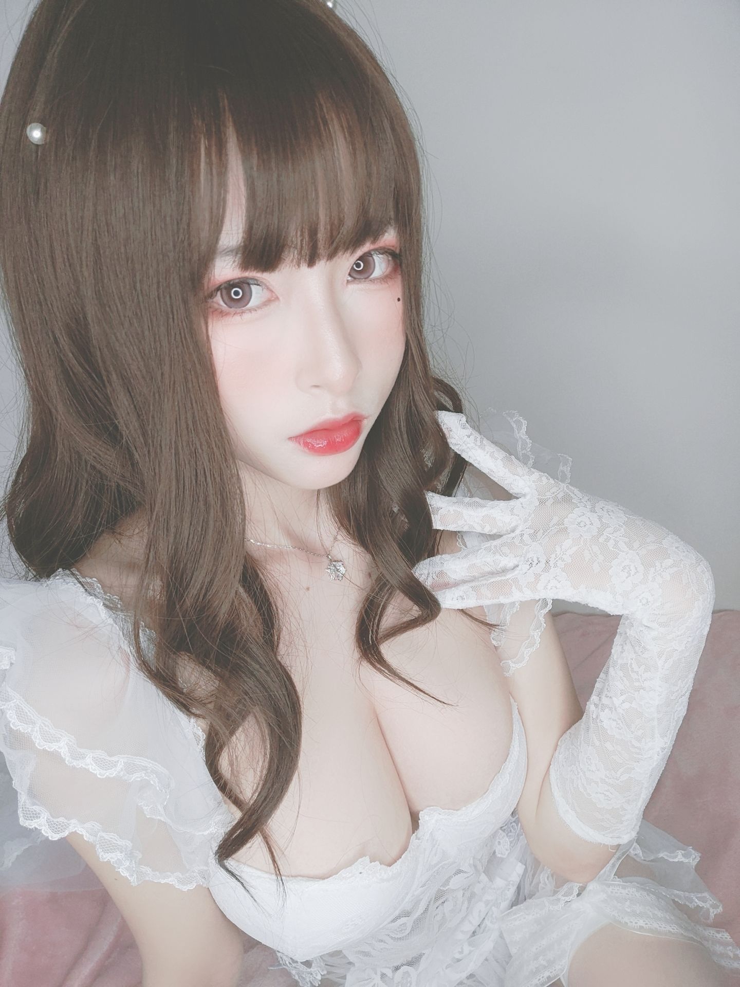 [福利COS] 尤物清水由乃 - 花嫁自拍第4张