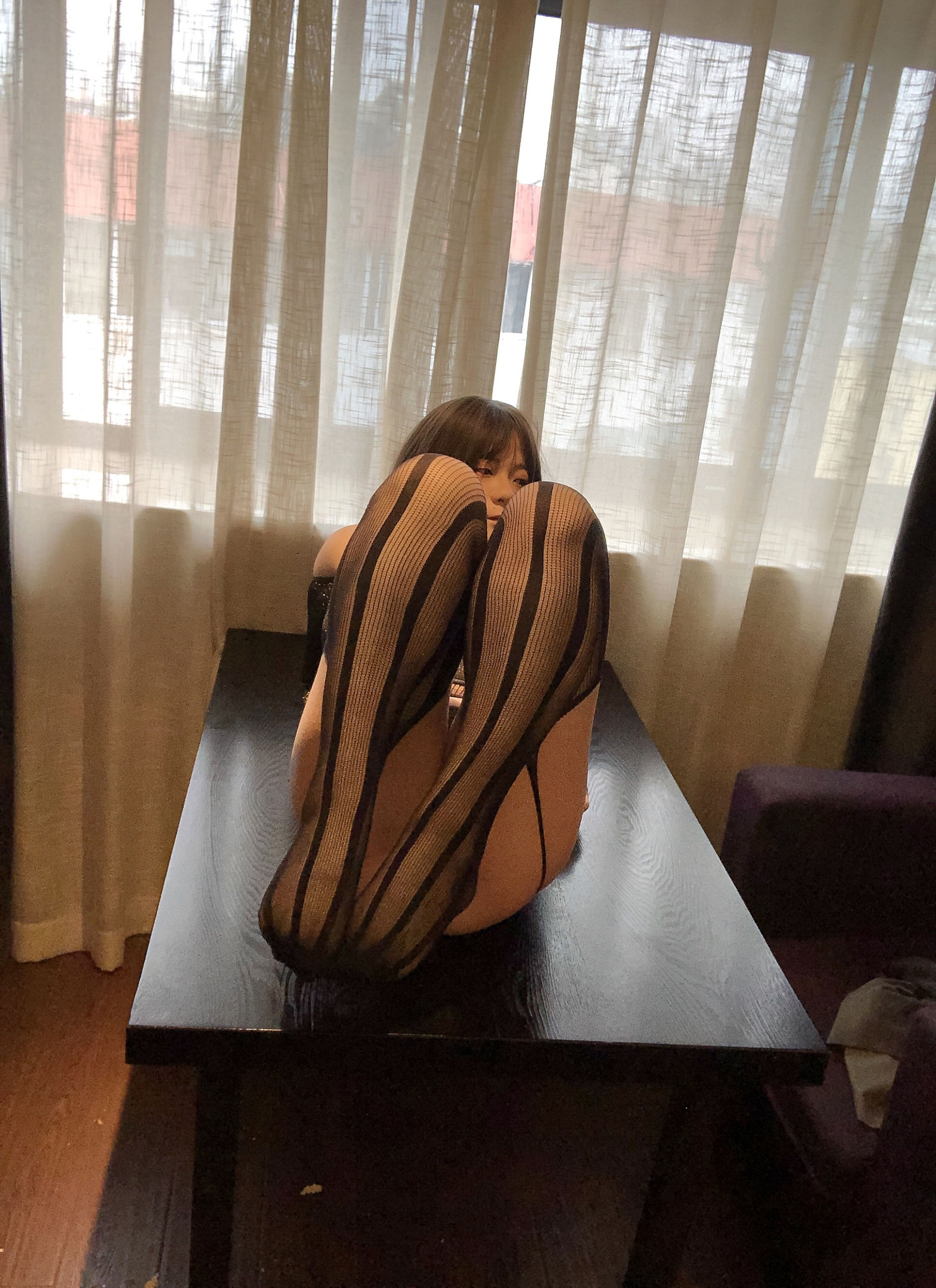 [福利COS] 奶兔biubiu - 黑色透肉第11张