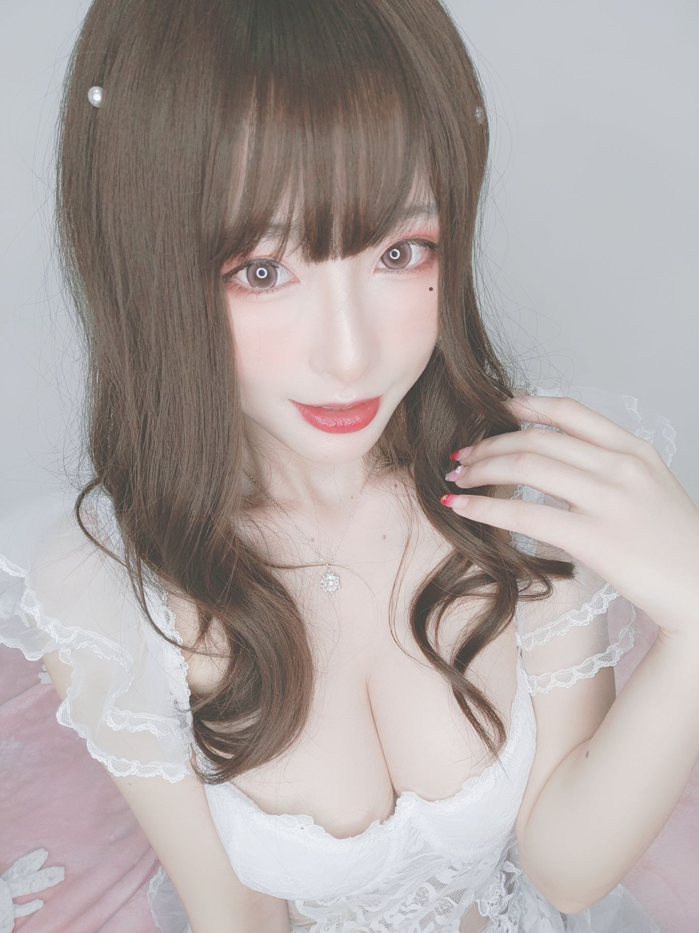 [福利COS] 尤物清水由乃 - 花嫁自拍第9张