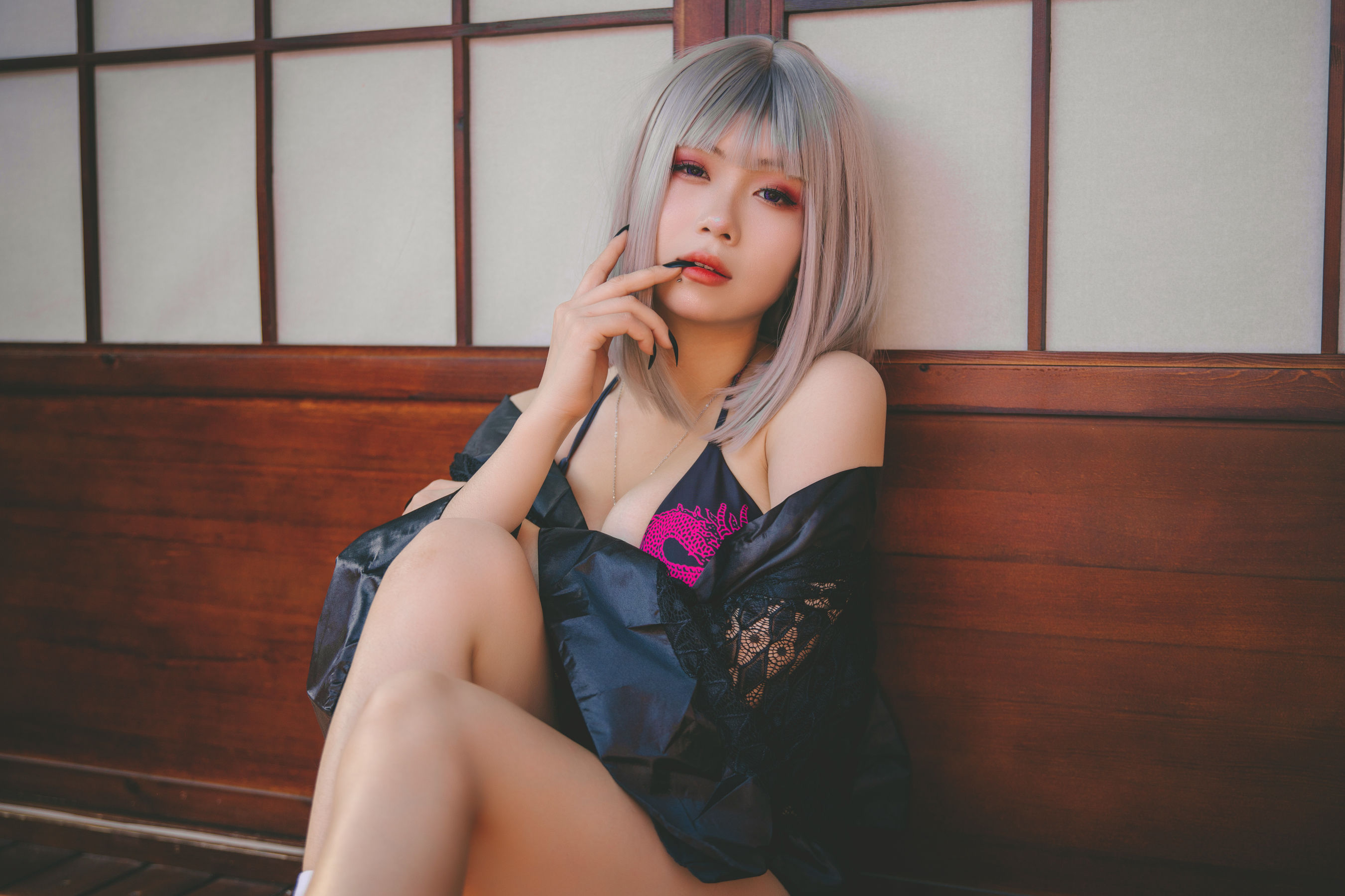 [福利COS] 末夜787 - 五月舰长 和服第15张