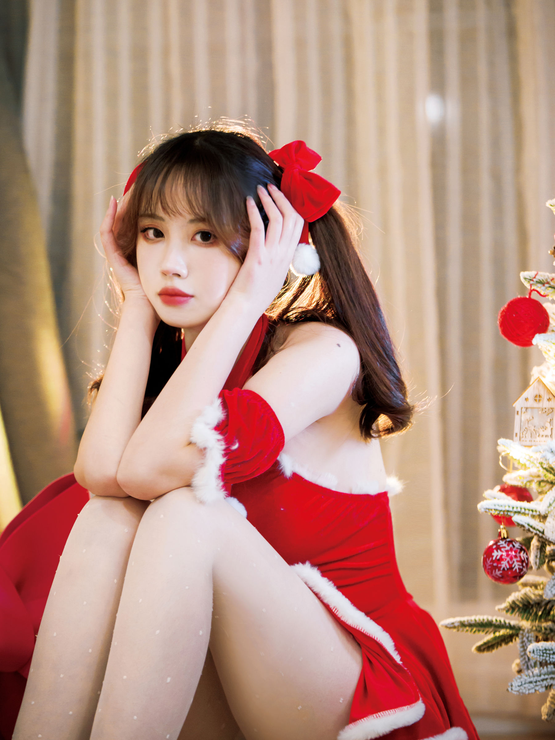 [福利COS] 次元少女念雪ww - 玫瑰礼物第7张