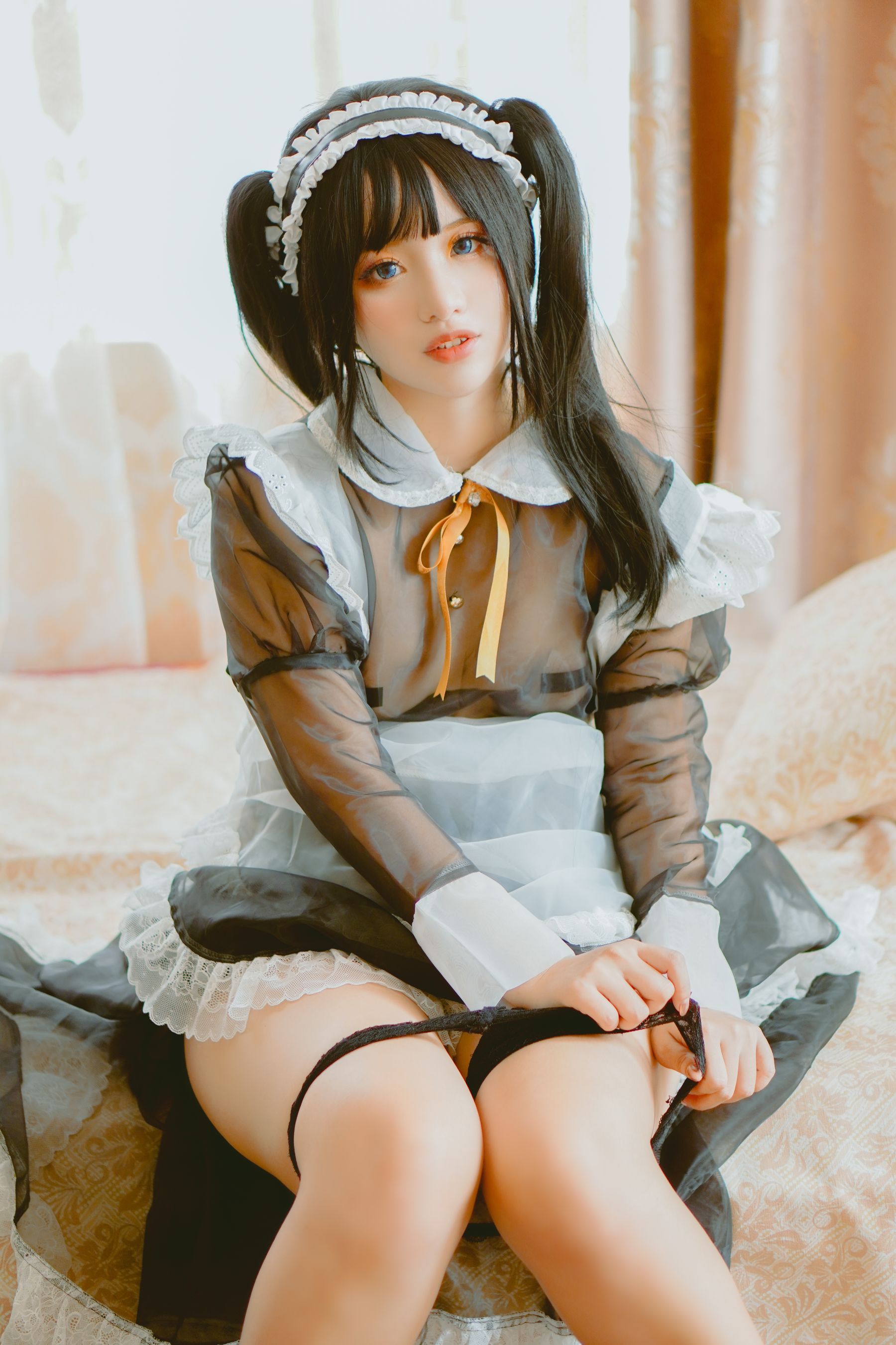 [福利COS] Chono Black - Transparent Maid第4张