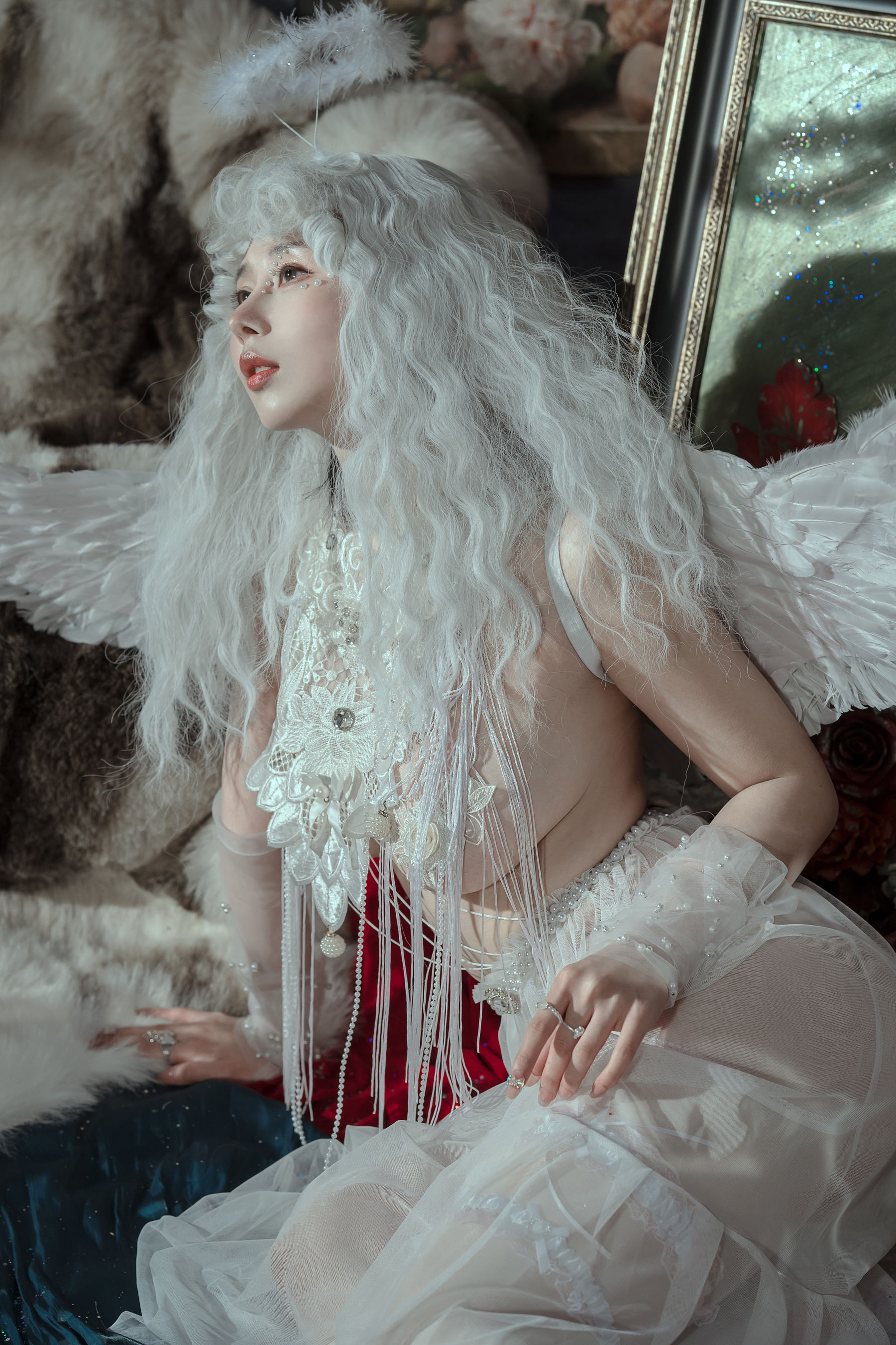 [福利COS] 云溪溪 - 奶桃桃 N44天使第1张