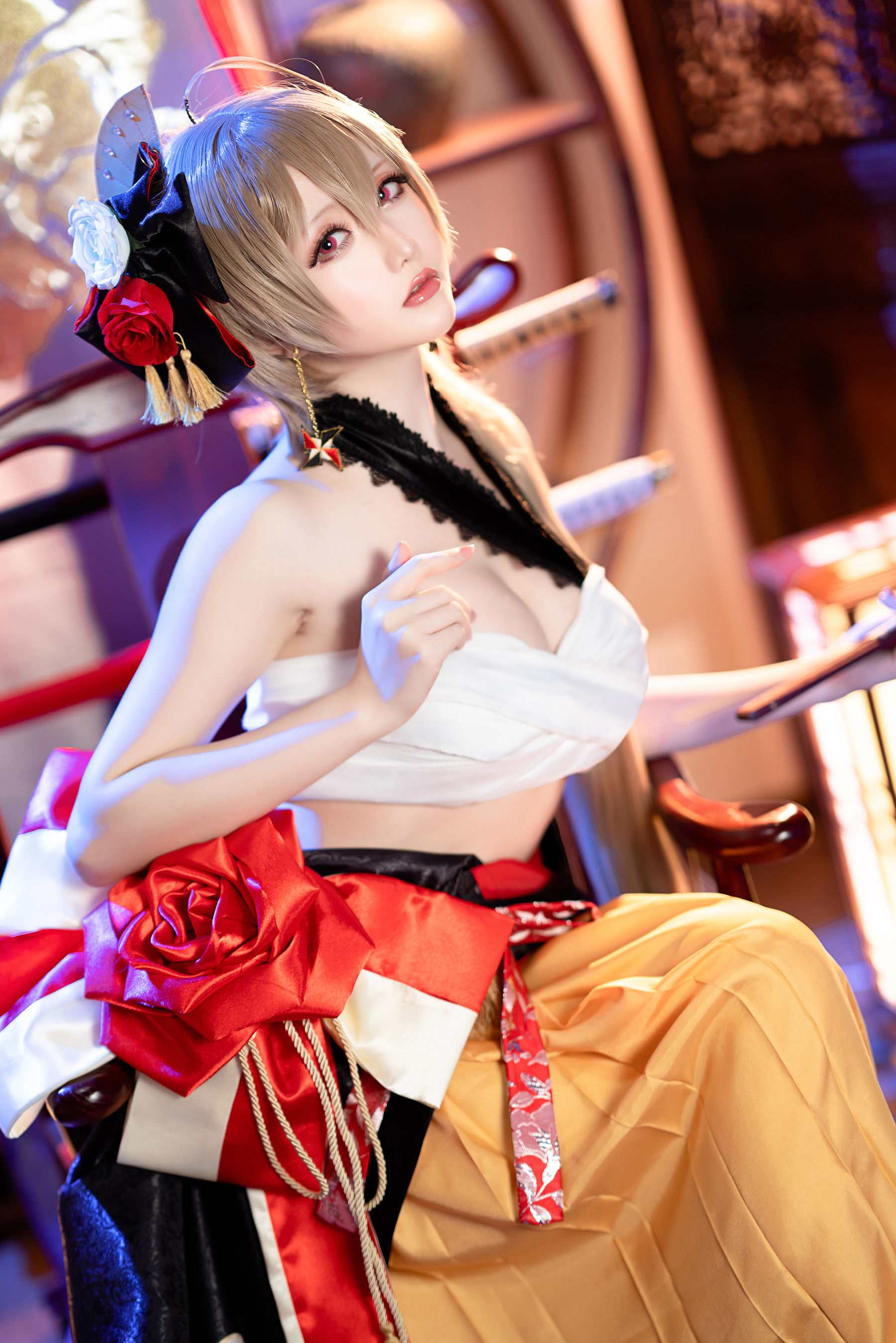 [福利COS] Coser小姐姐星之迟迟 - 碧蓝航线 让巴尔第15张