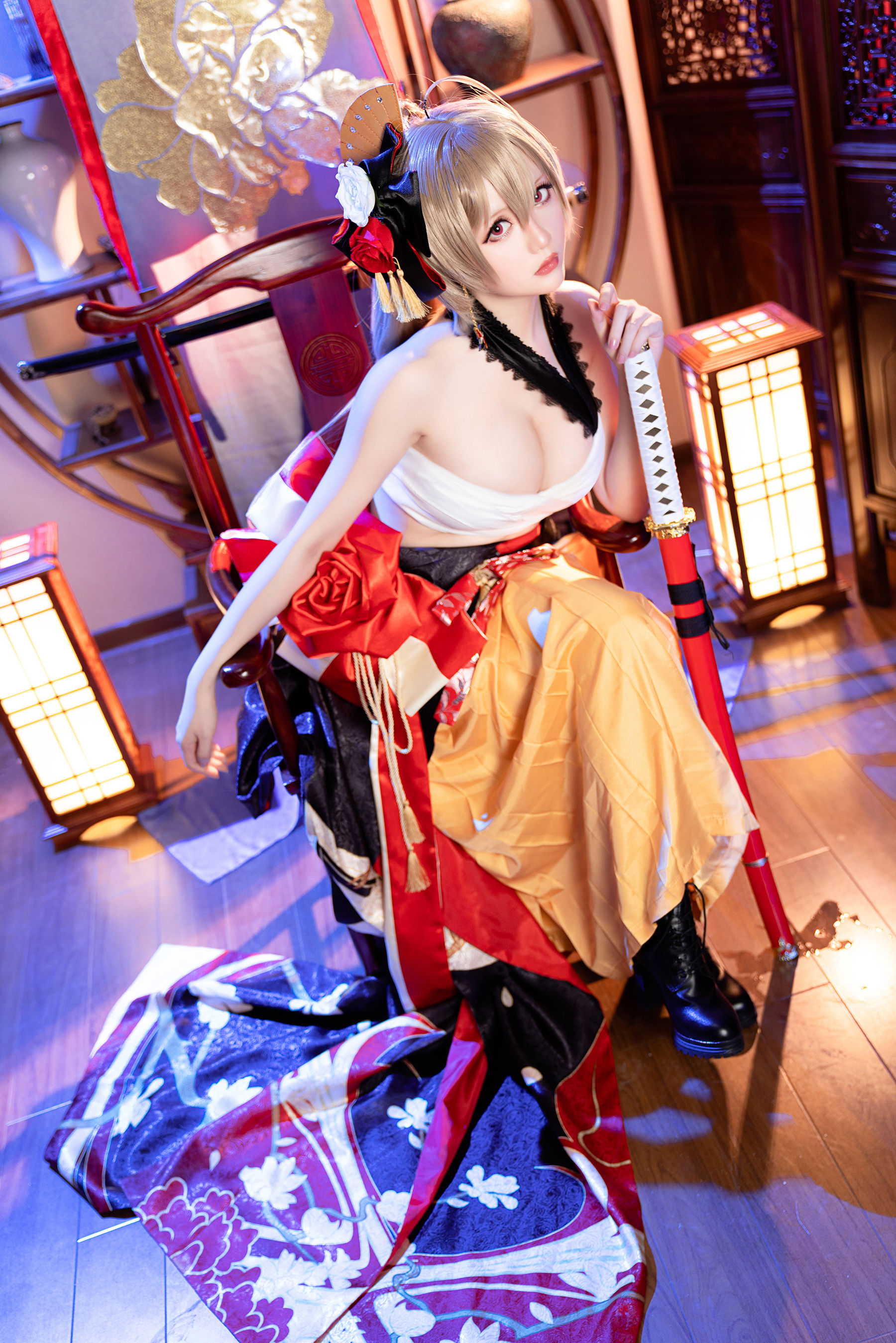 [福利COS] Coser小姐姐星之迟迟 - 碧蓝航线 让巴尔第5张