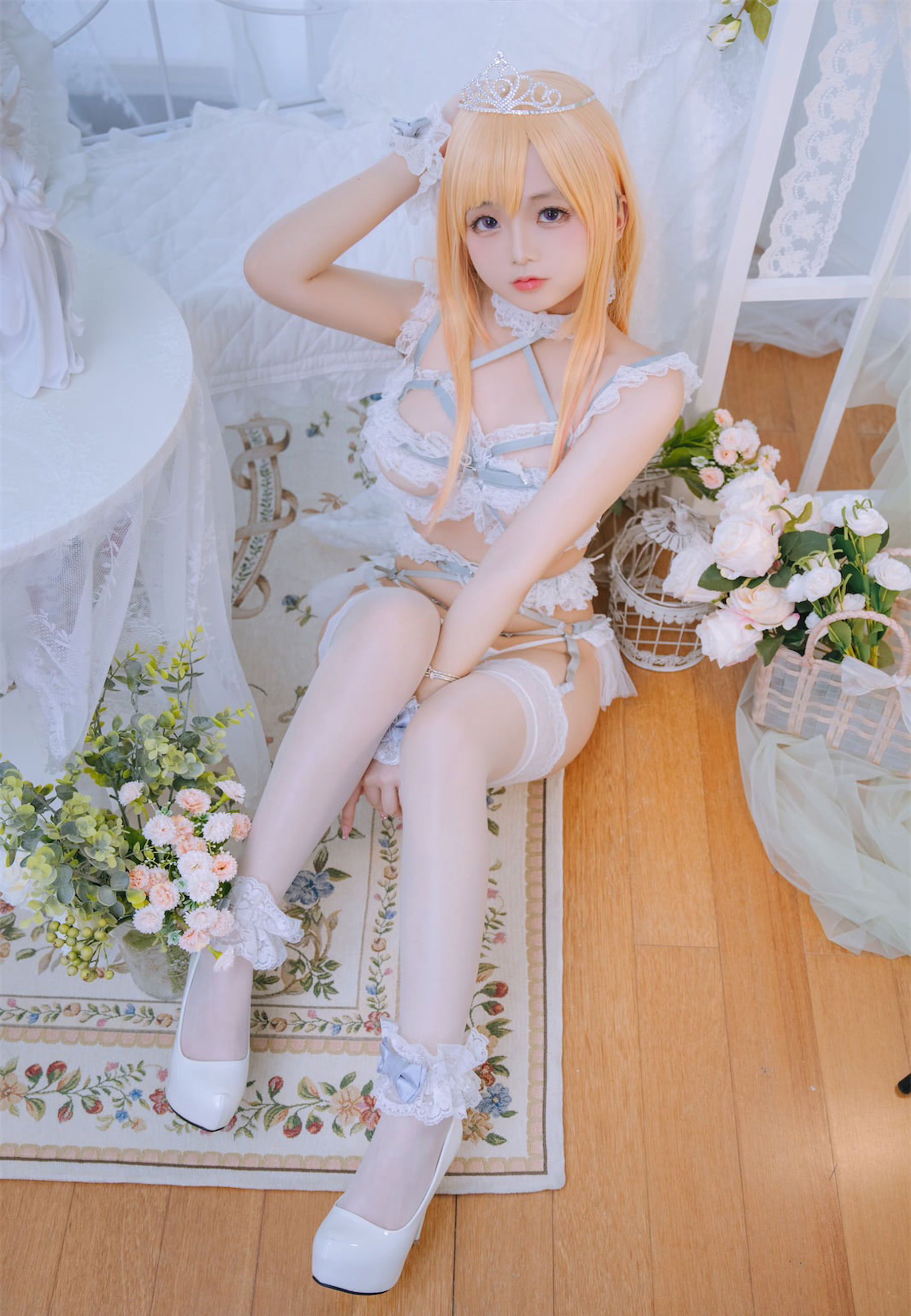 [福利COS] Cosplay日奈娇 - 喜多川海梦 花嫁第1张