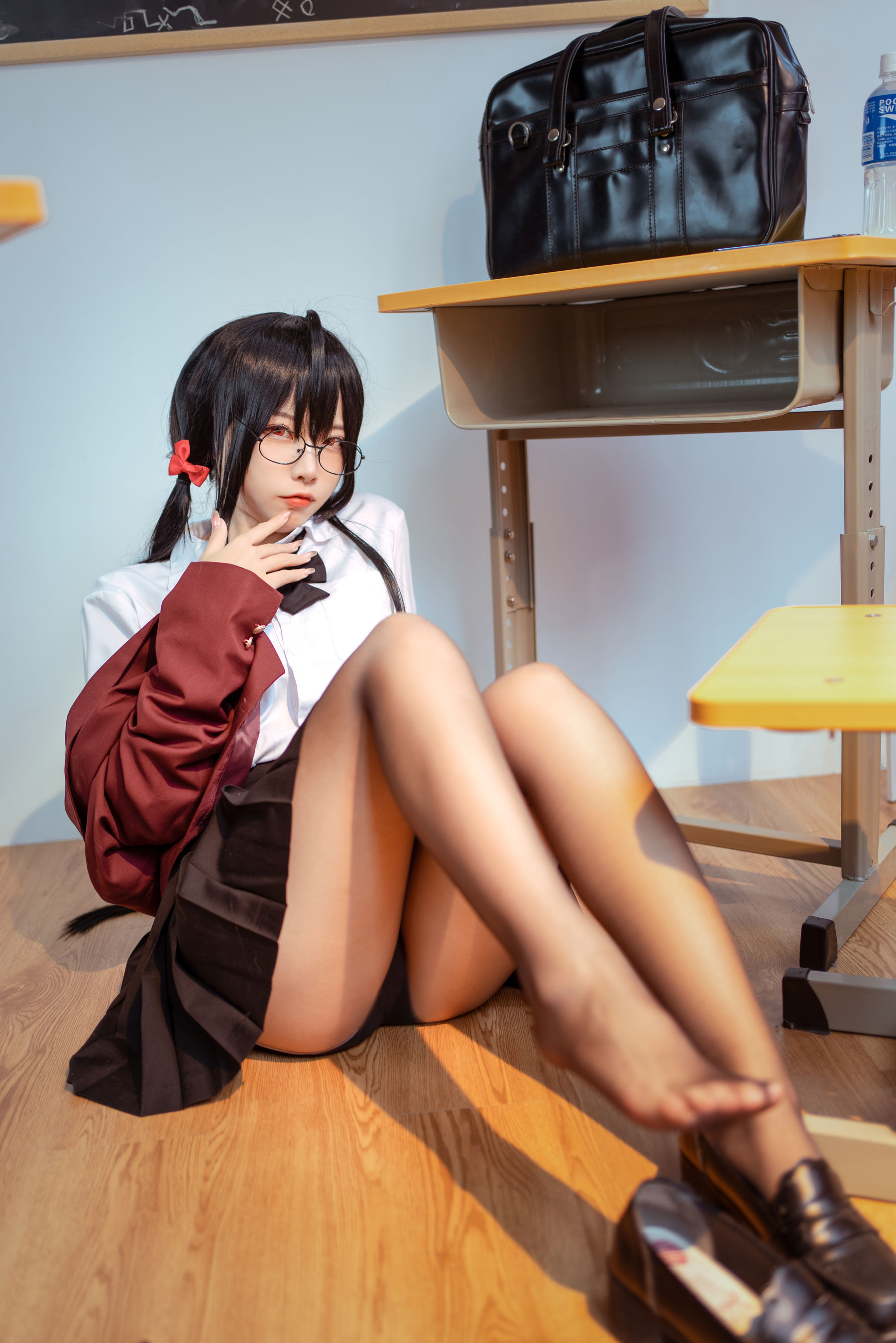 [福利COS] 人气Coser二佐Nisa - 碧蓝大凤JK第5张
