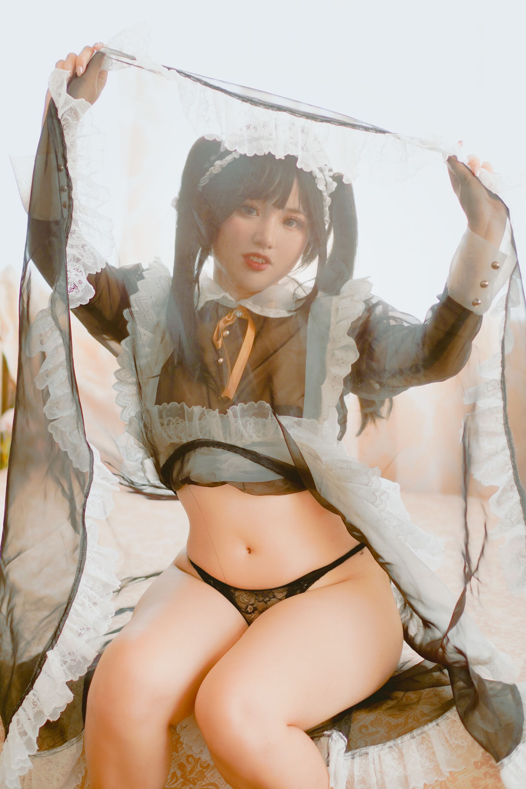 [福利COS] Chono Black - Transparent Maid第1张