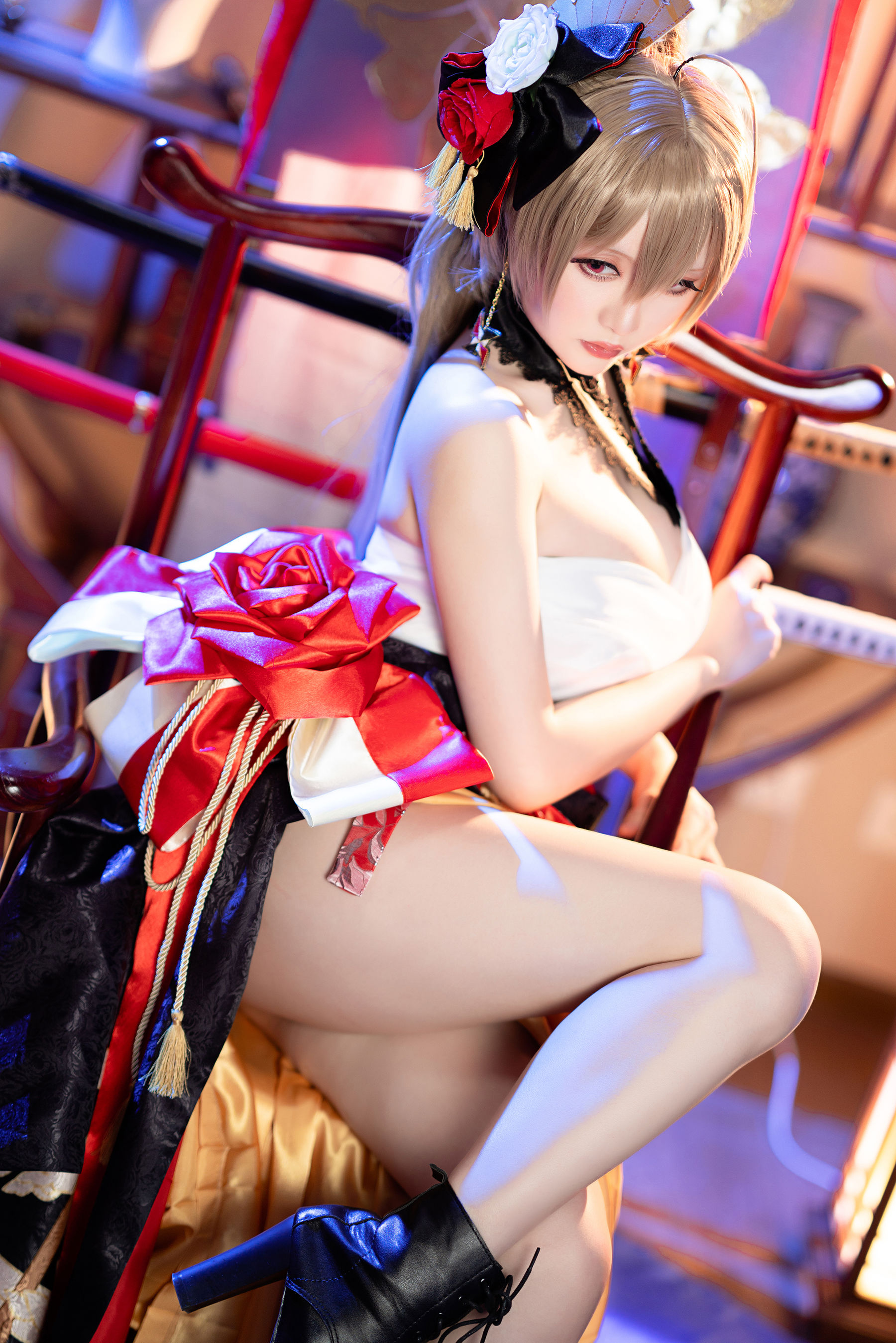 [福利COS] Coser小姐姐星之迟迟 - 碧蓝航线 让巴尔第1张