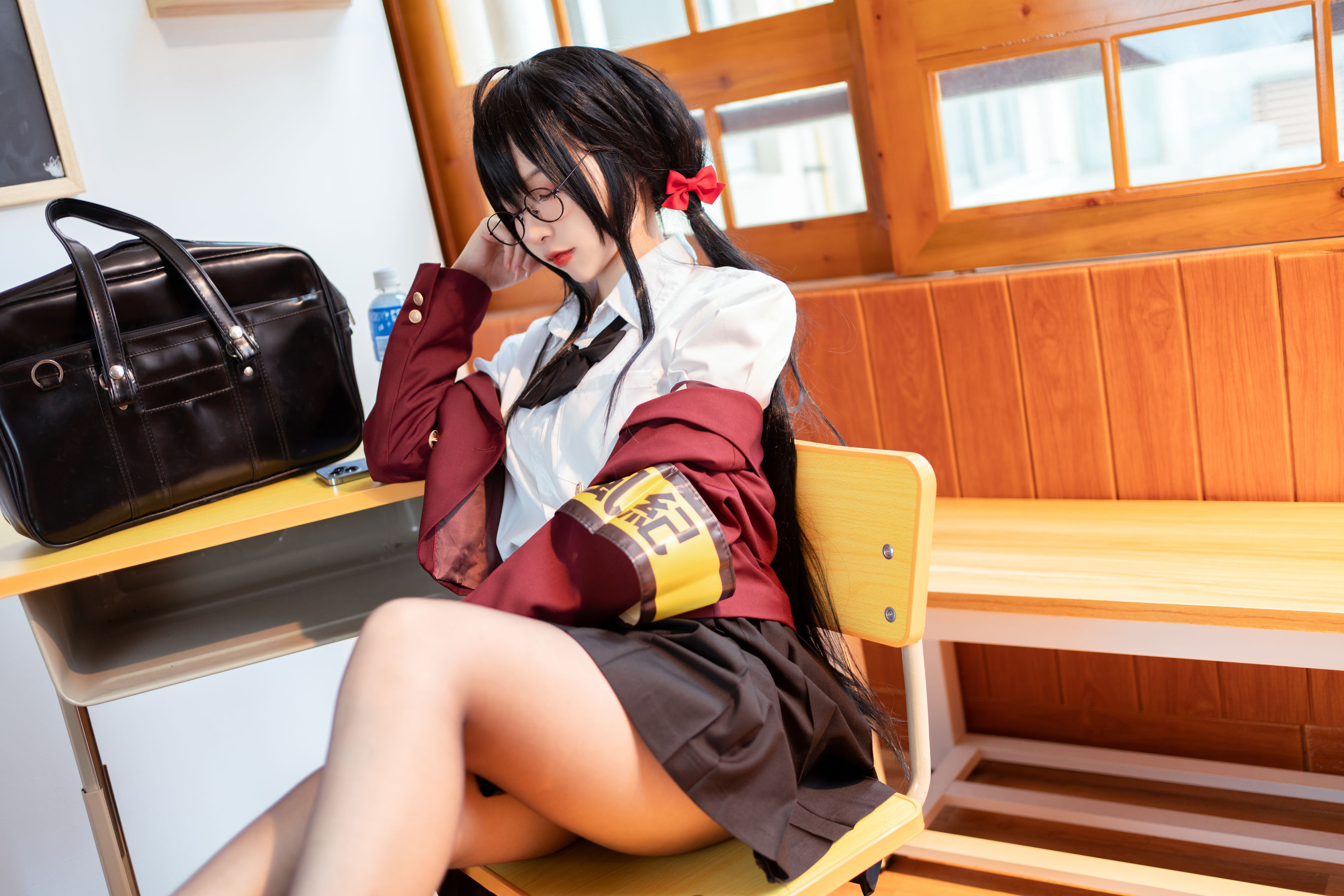 [福利COS] 人气Coser二佐Nisa - 碧蓝大凤JK第1张