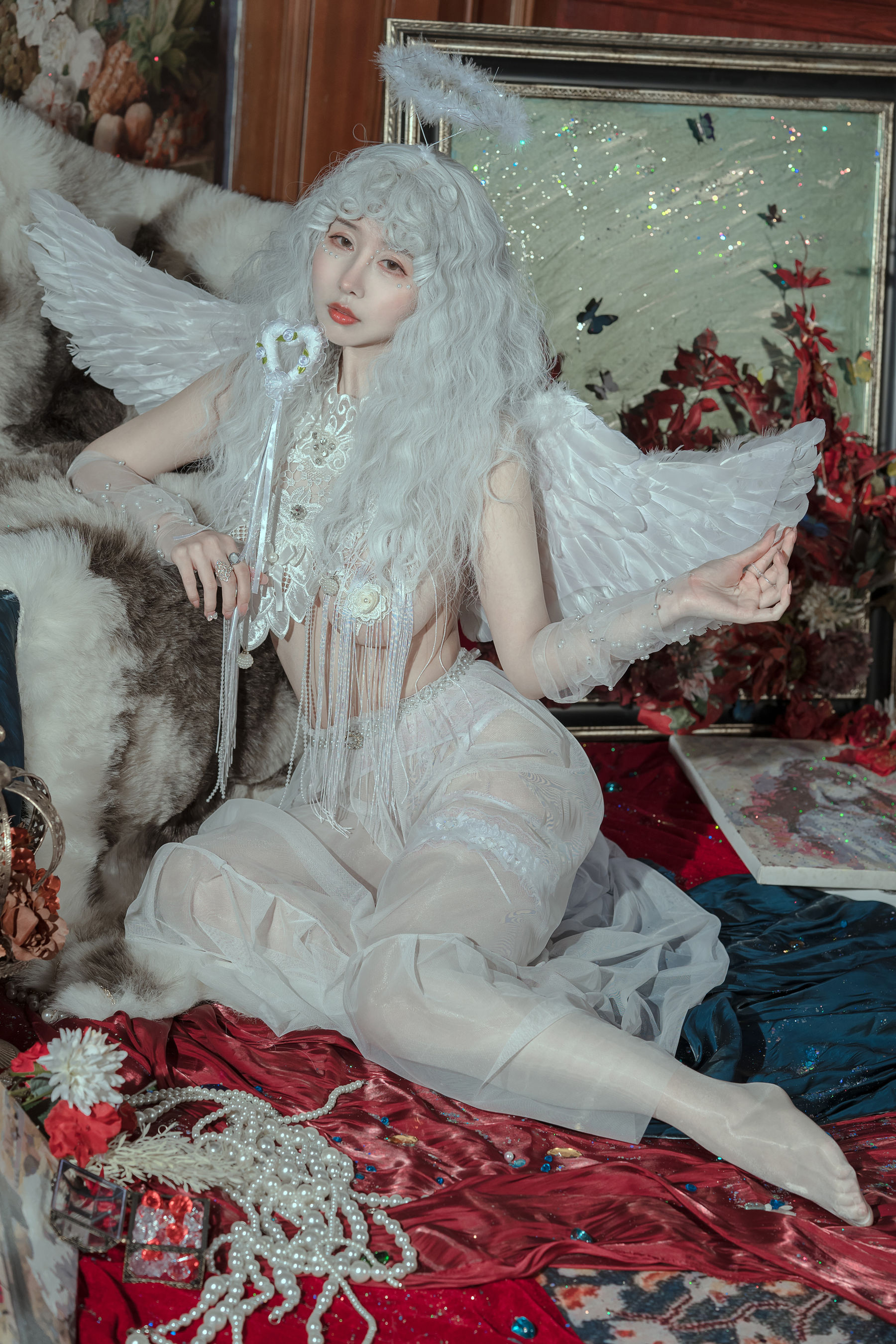 [福利COS] 云溪溪 - 奶桃桃 N44天使第7张