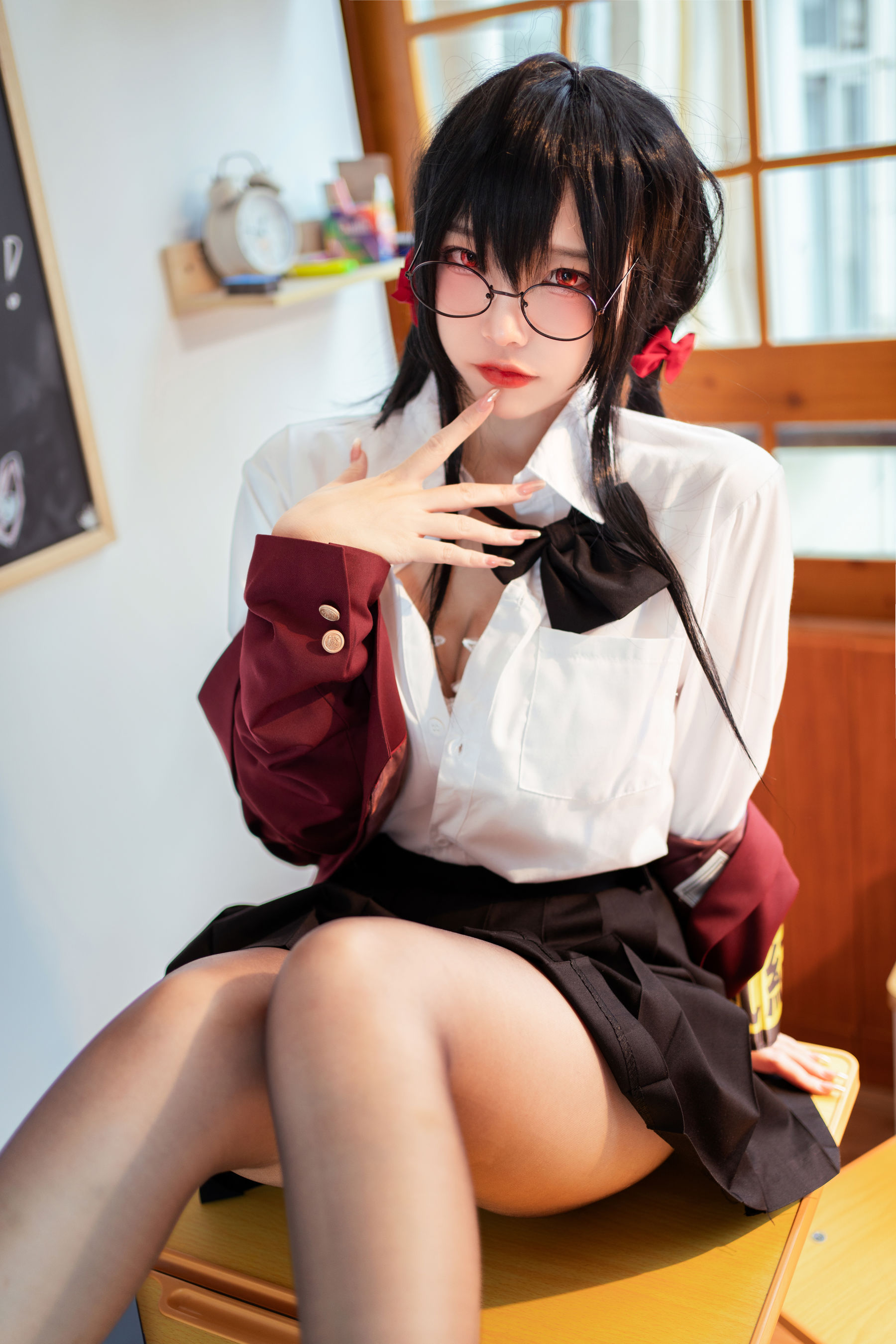 [福利COS] 人气Coser二佐Nisa - 碧蓝大凤JK第8张