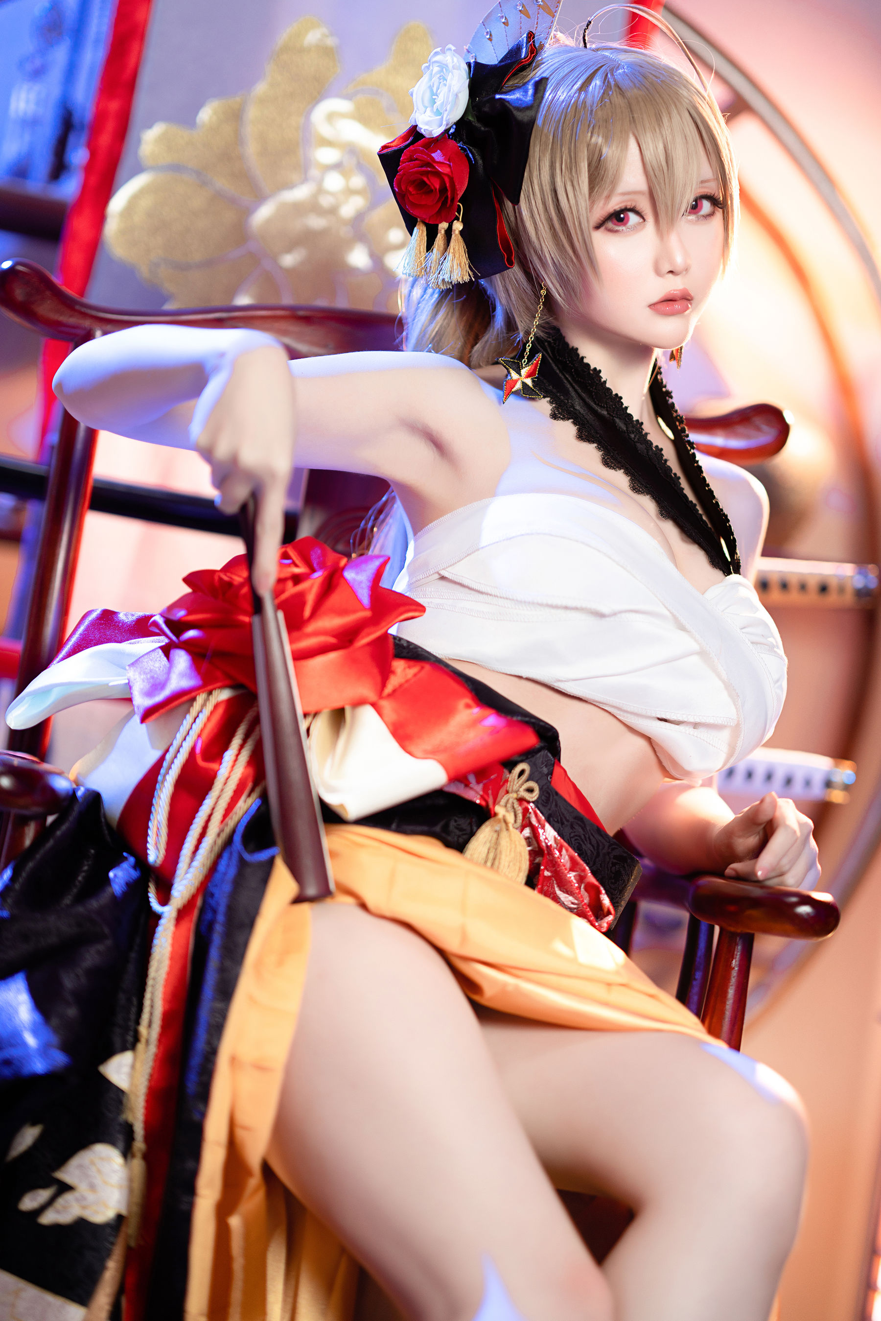 [福利COS] Coser小姐姐星之迟迟 - 碧蓝航线 让巴尔第16张