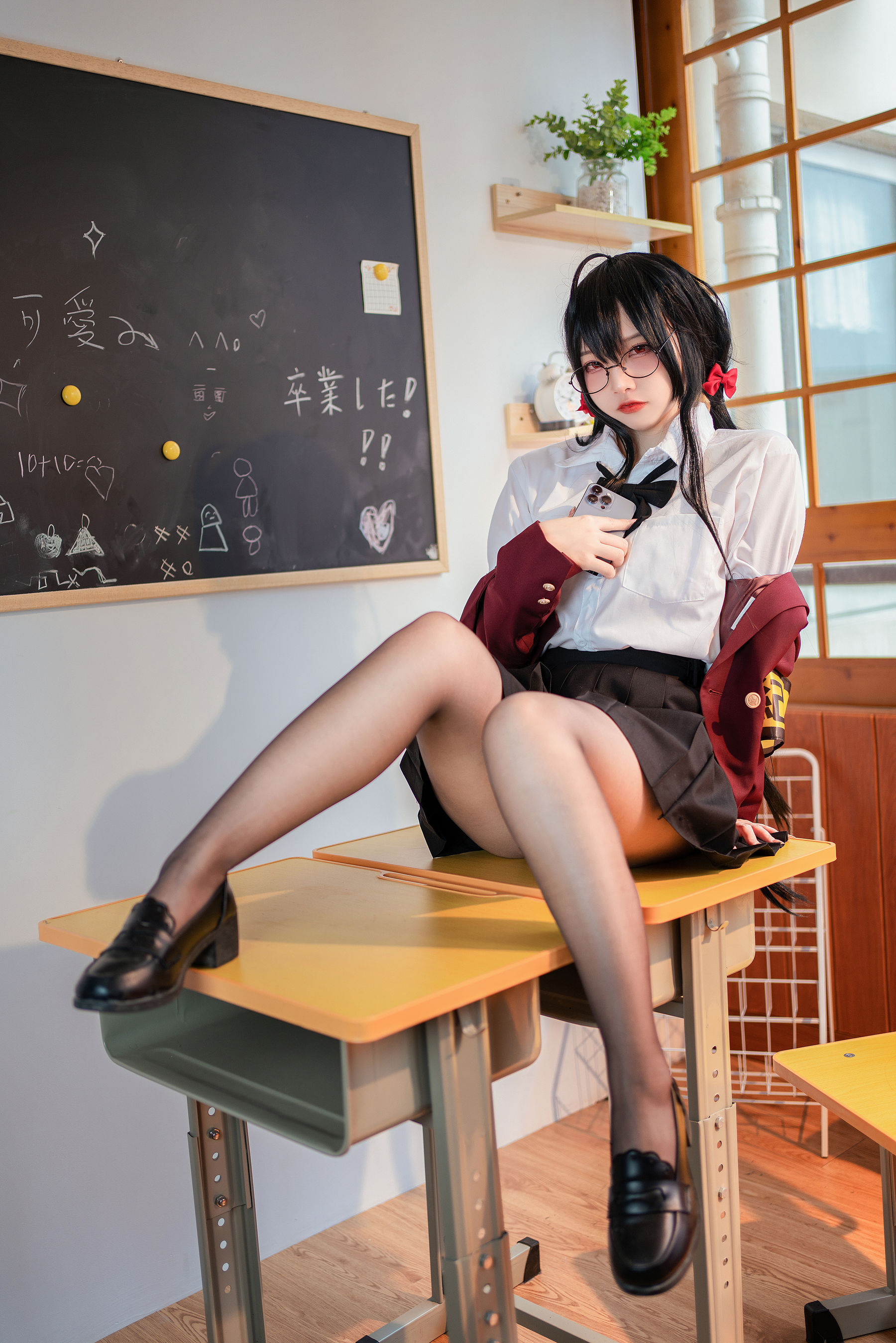 [福利COS] 人气Coser二佐Nisa - 碧蓝大凤JK第7张