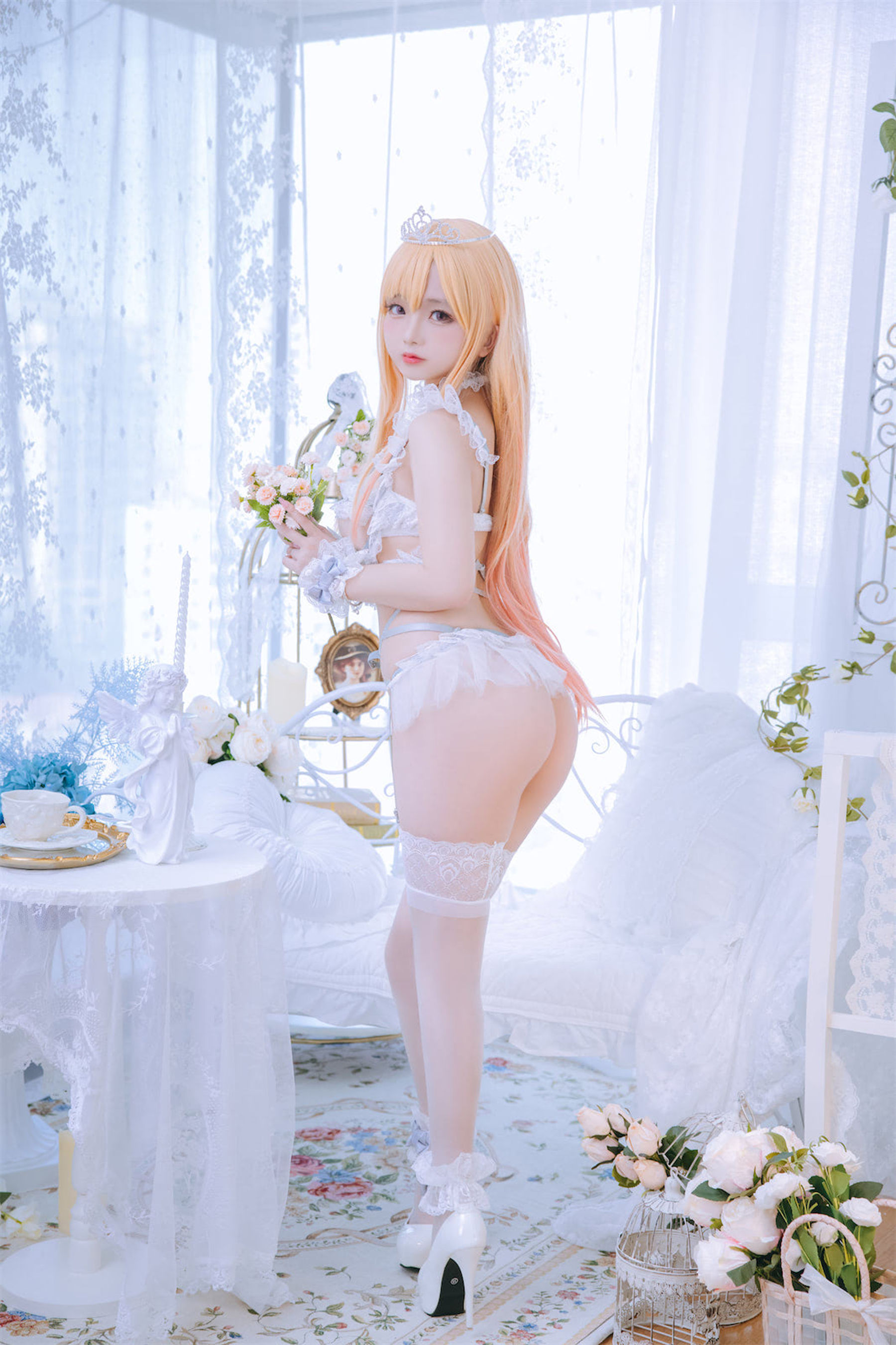 [福利COS] Cosplay日奈娇 - 喜多川海梦 花嫁第5张
