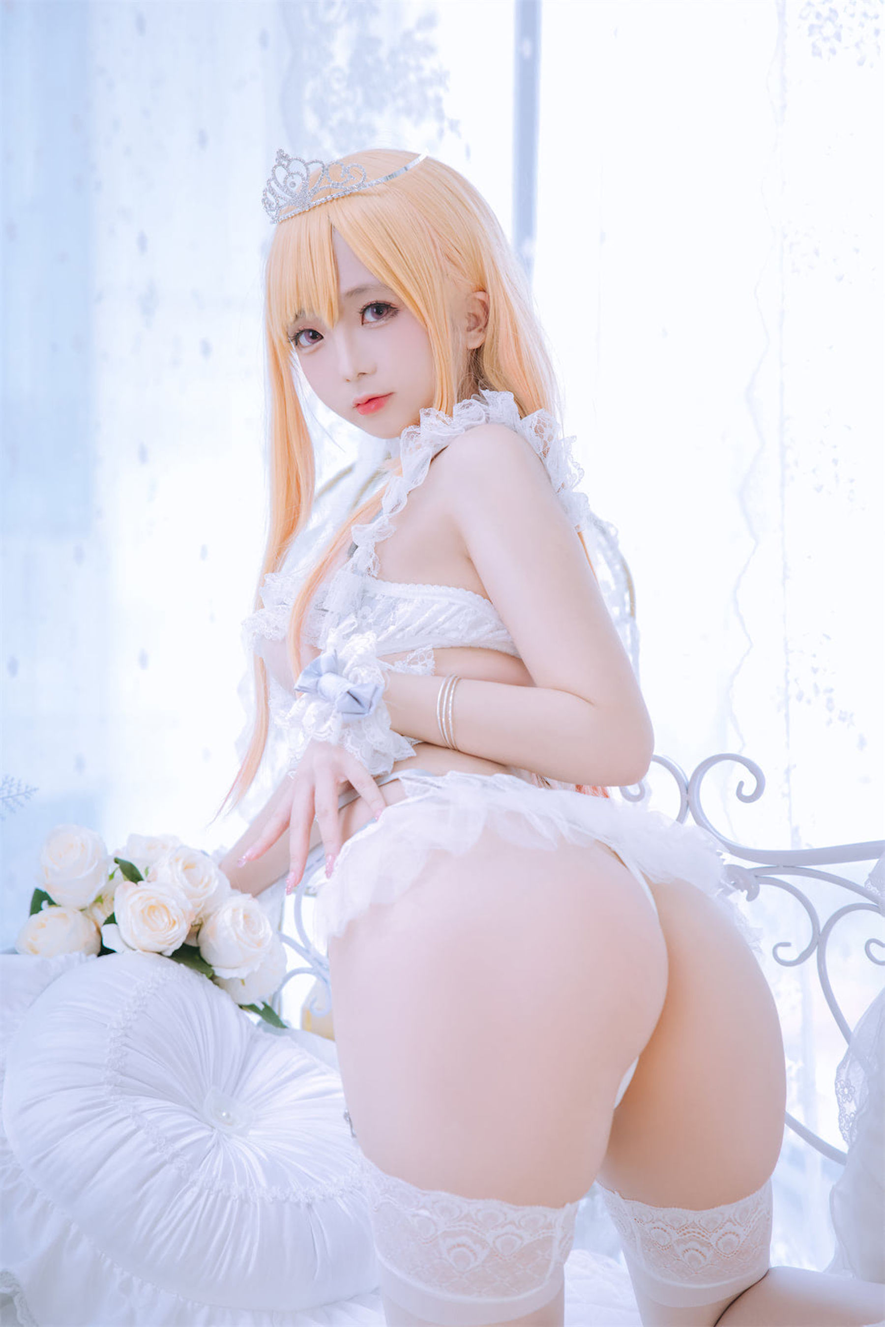 [福利COS] Cosplay日奈娇 - 喜多川海梦 花嫁第4张
