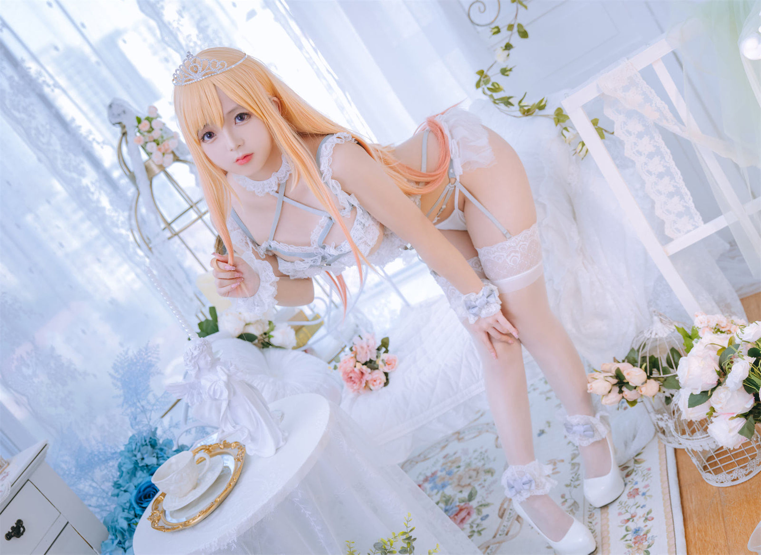 [福利COS] Cosplay日奈娇 - 喜多川海梦 花嫁第1张