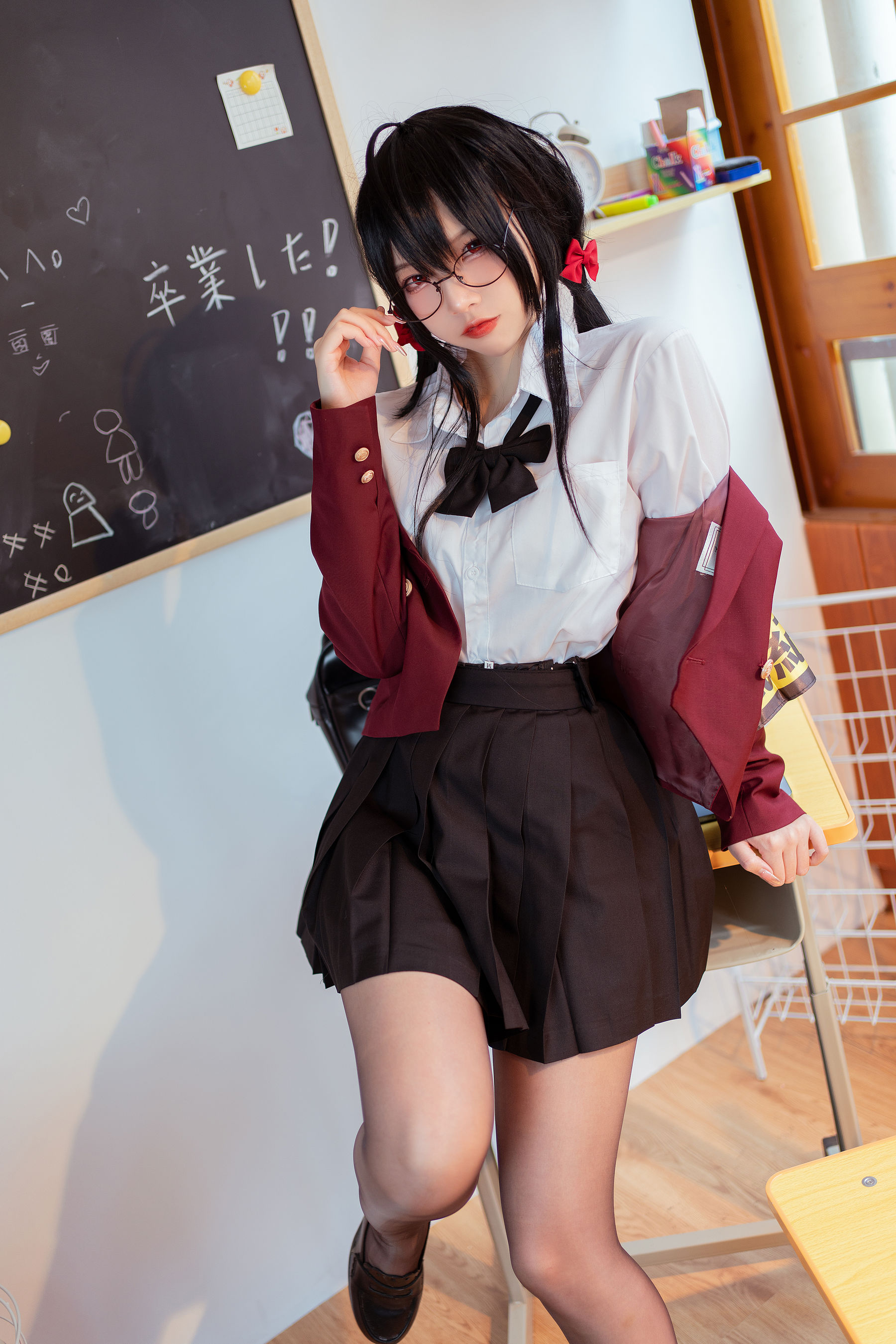 [福利COS] 人气Coser二佐Nisa - 碧蓝大凤JK第5张