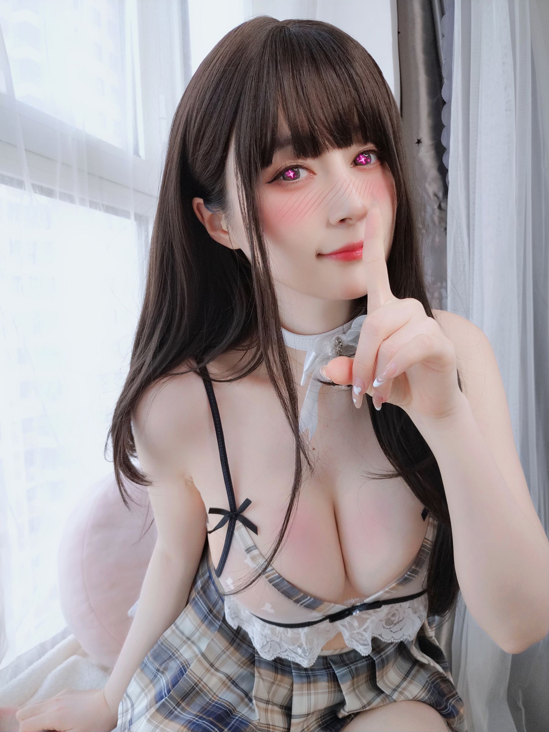 [福利COS] Coser小姐姐白银 - 透明制服第10张
