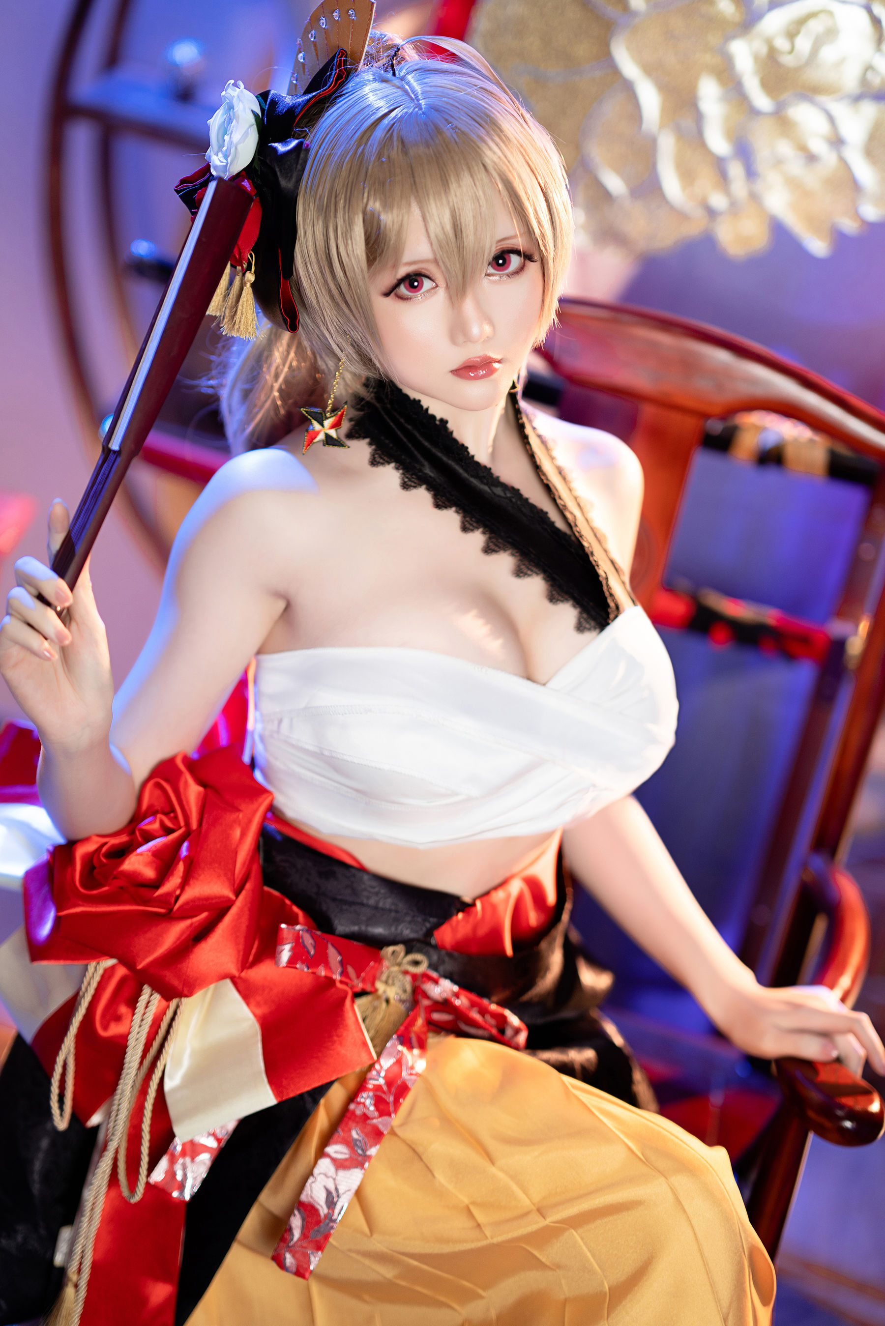 [福利COS] Coser小姐姐星之迟迟 - 碧蓝航线 让巴尔第13张