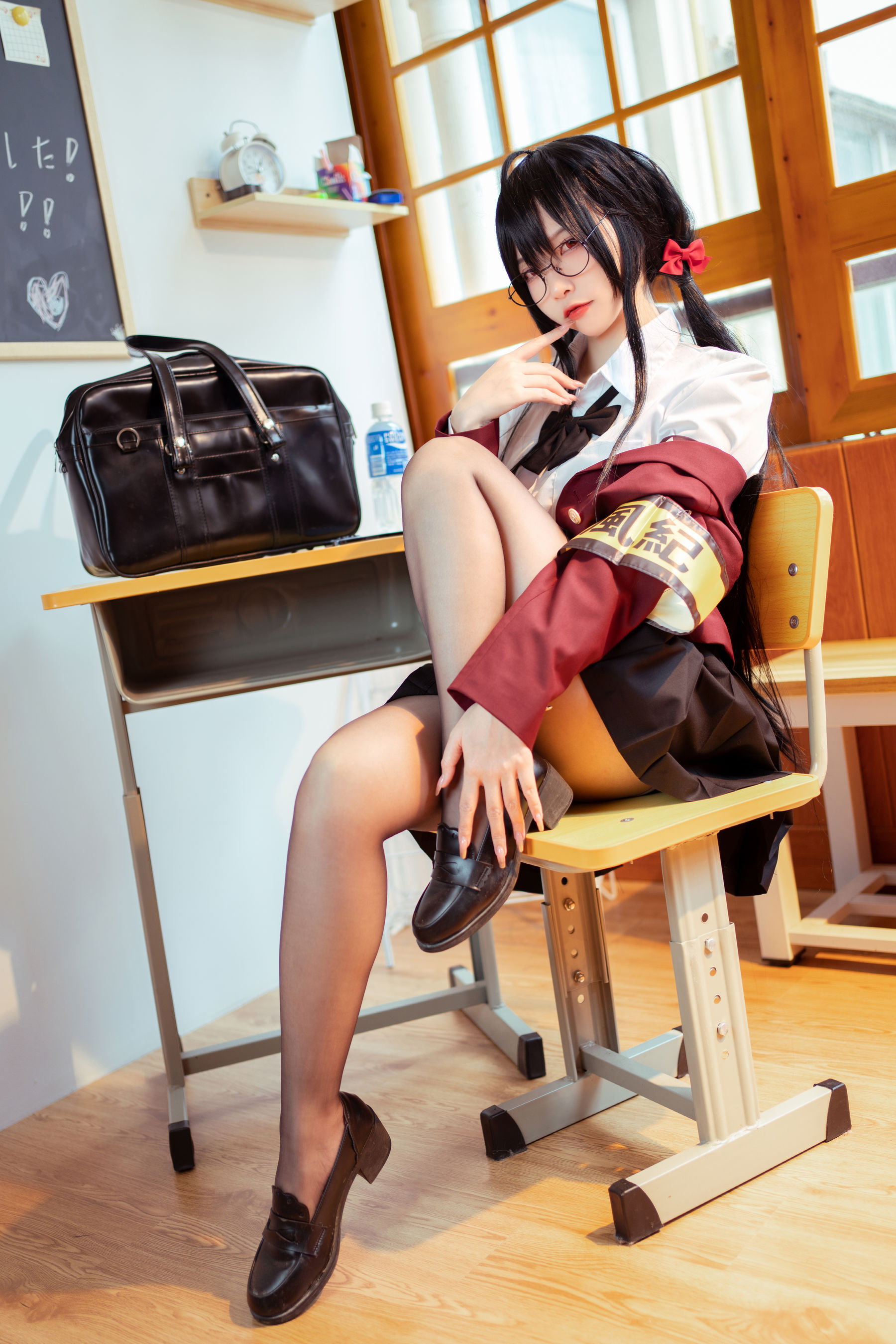 [福利COS] 人气Coser二佐Nisa - 碧蓝大凤JK第3张