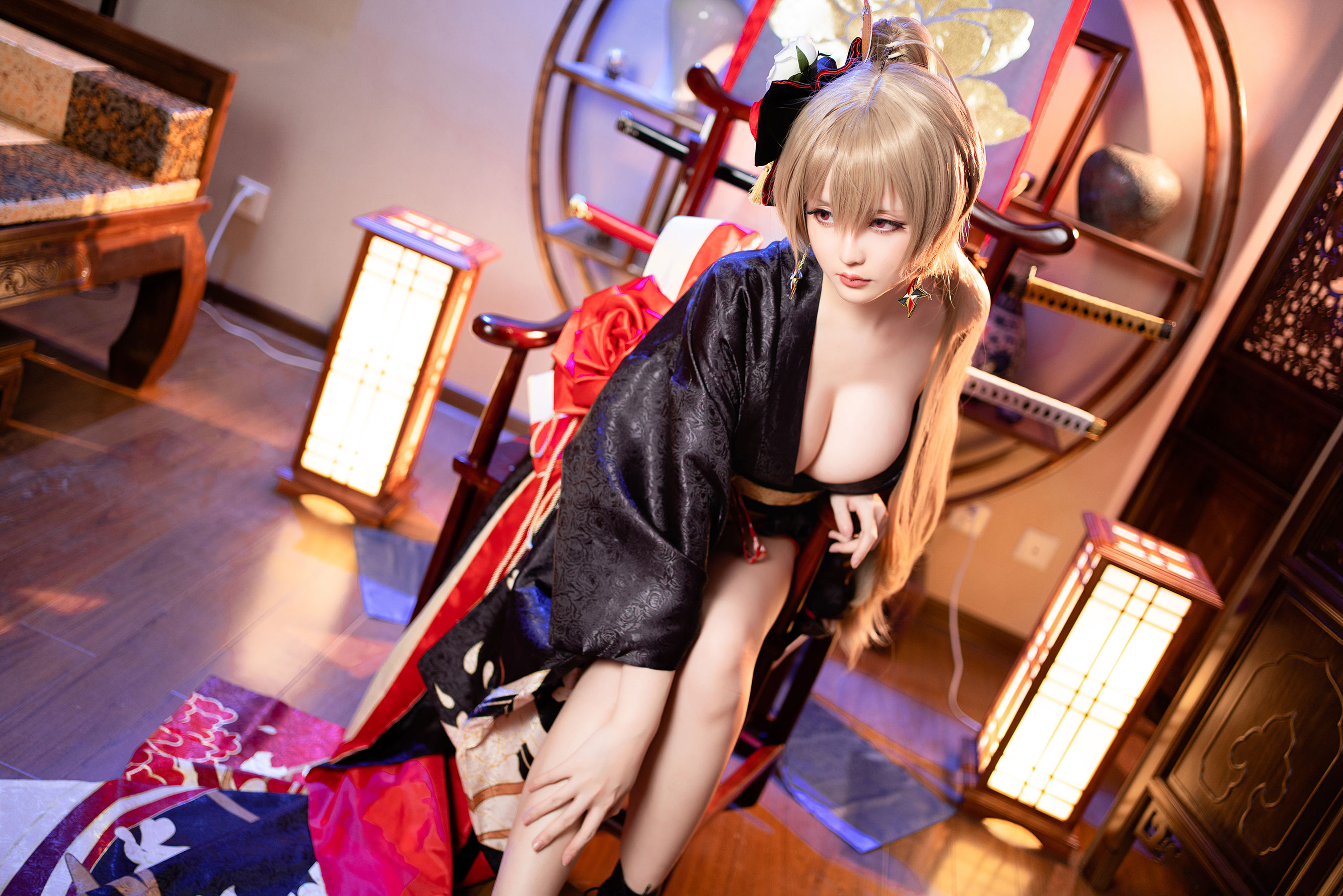 [福利COS] Coser小姐姐星之迟迟 - 碧蓝航线 让巴尔第12张