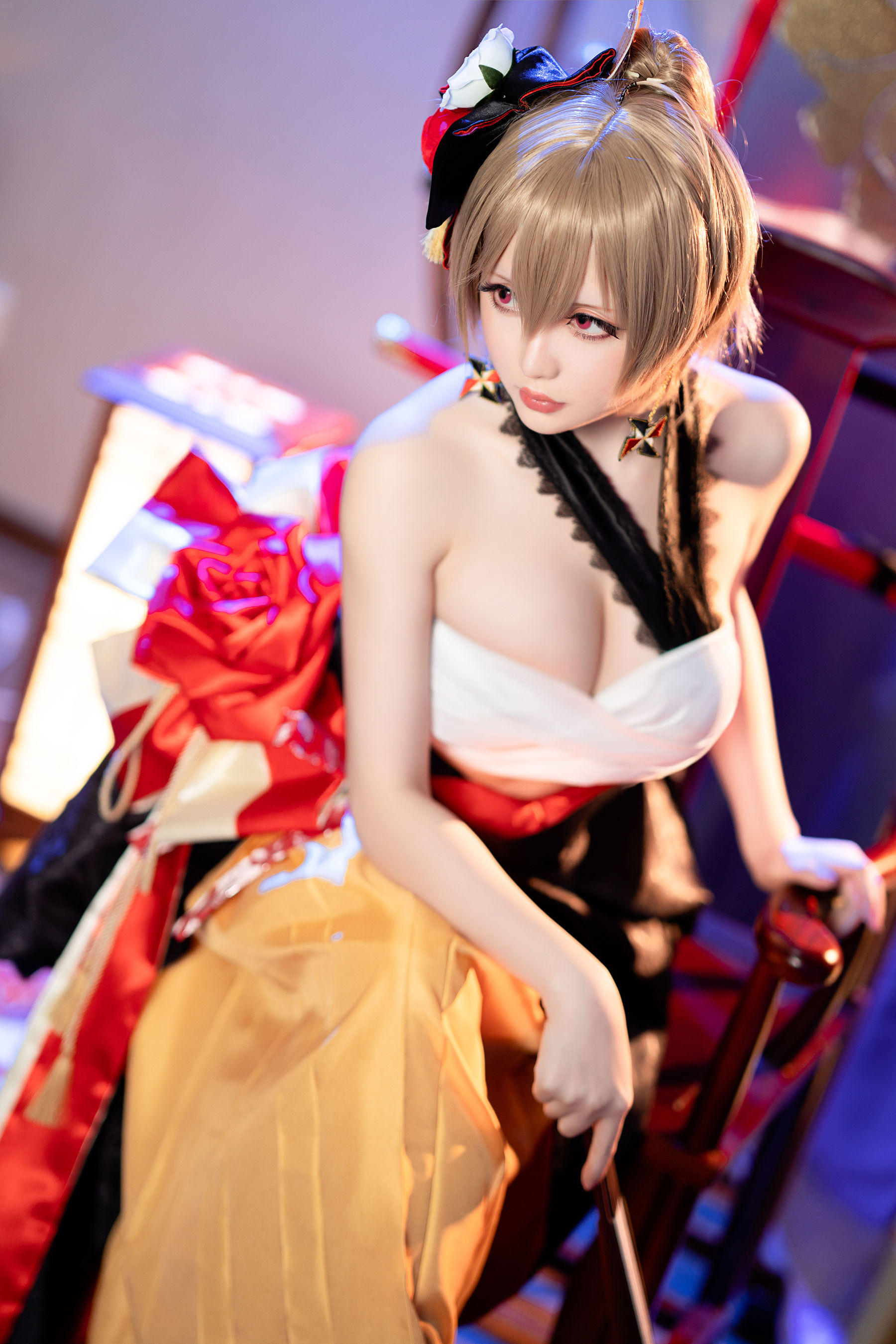 [福利COS] Coser小姐姐星之迟迟 - 碧蓝航线 让巴尔第15张